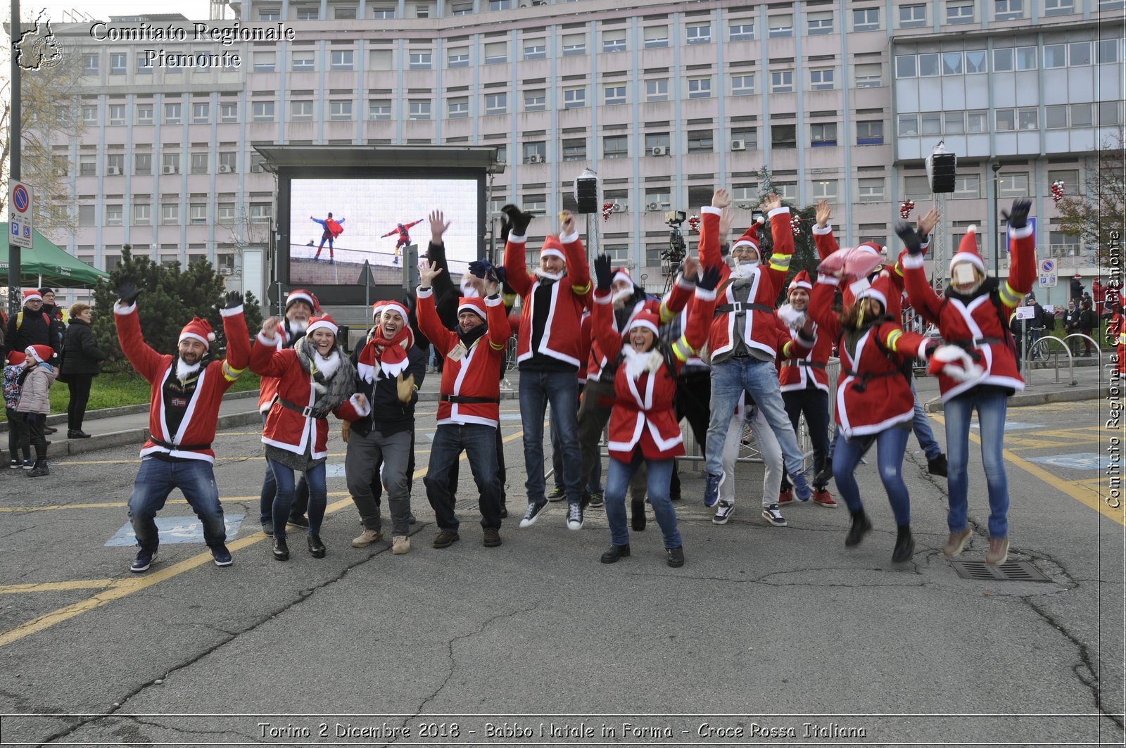 Torino 2 Dicembre 2018 - Babbo Natale in Forma - Croce Rossa Italiana- Comitato Regionale del Piemonte