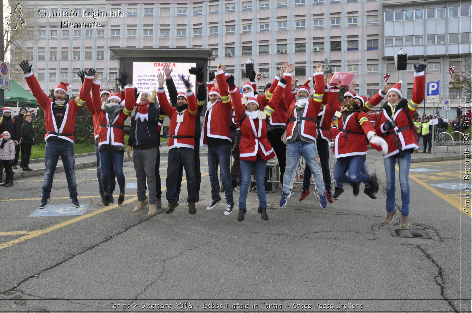 Torino 2 Dicembre 2018 - Babbo Natale in Forma - Croce Rossa Italiana- Comitato Regionale del Piemonte