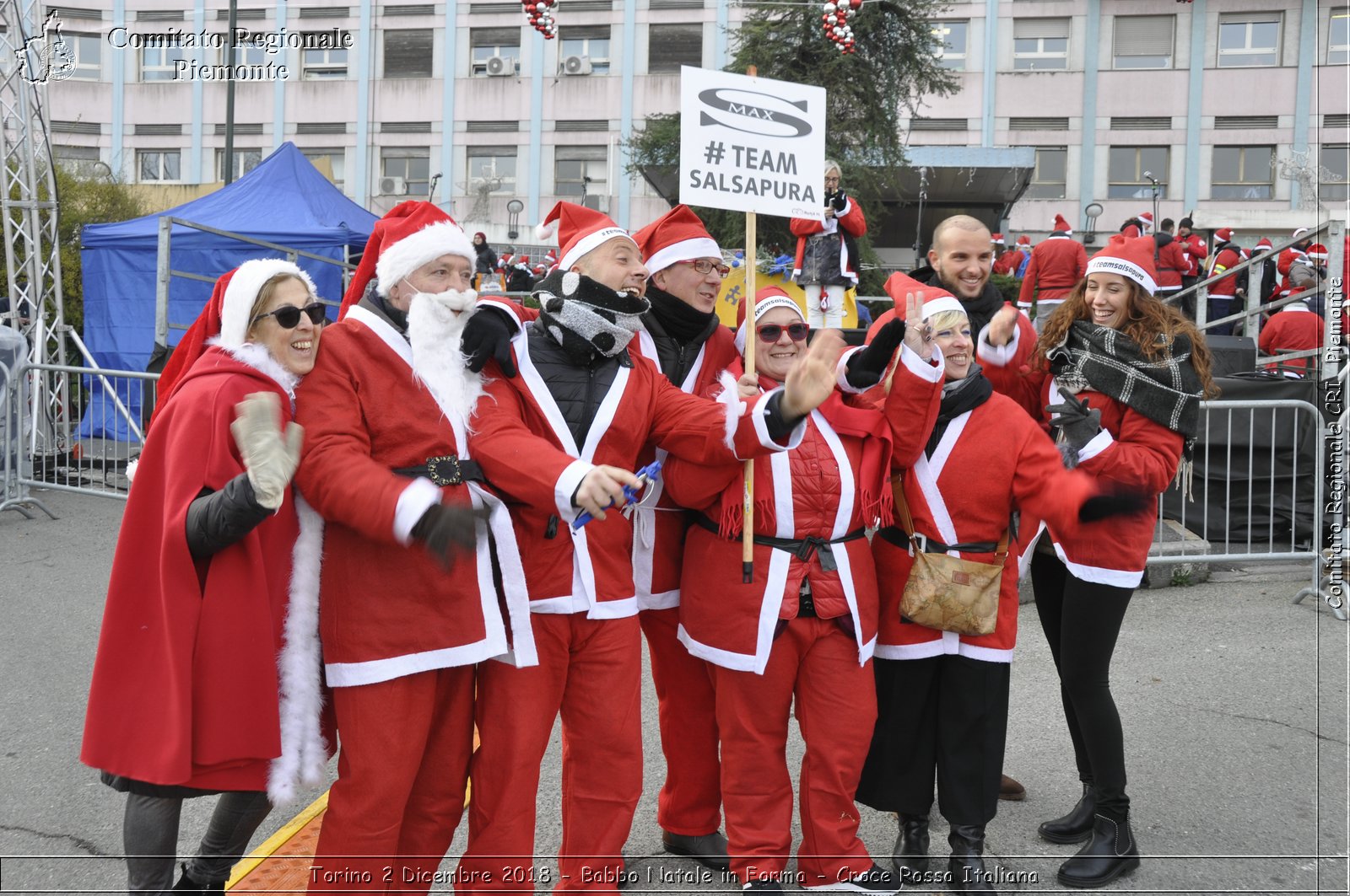 Torino 2 Dicembre 2018 - Babbo Natale in Forma - Croce Rossa Italiana- Comitato Regionale del Piemonte