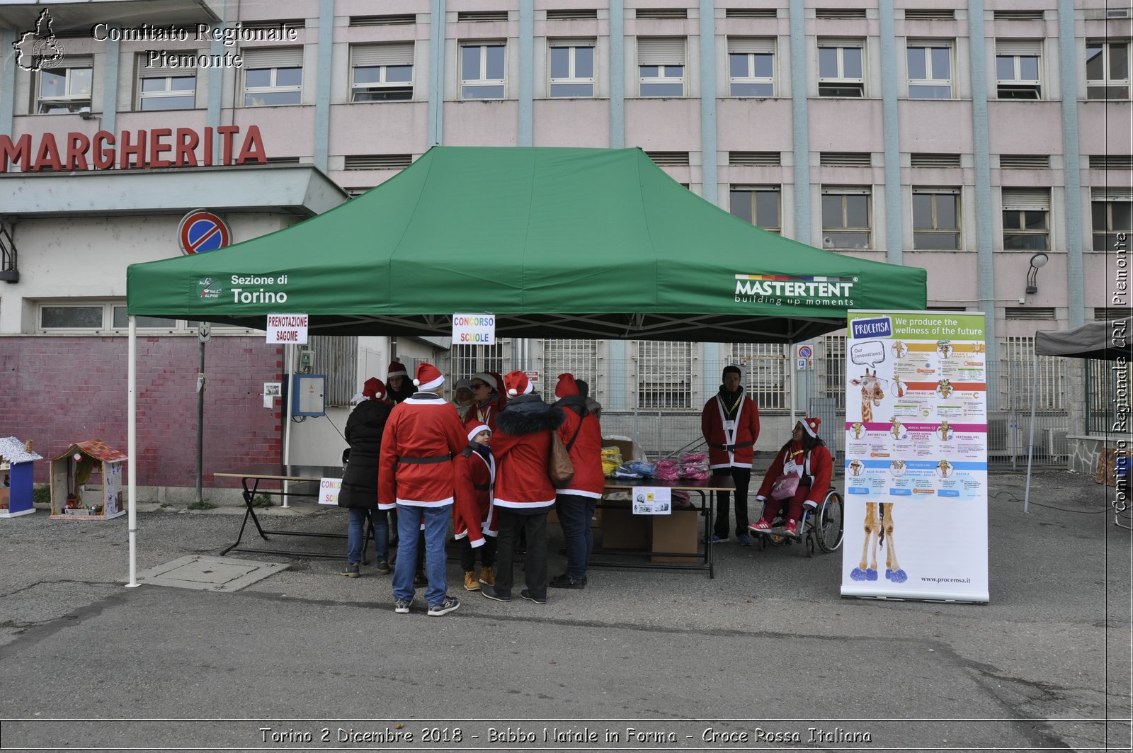 Torino 2 Dicembre 2018 - Babbo Natale in Forma - Croce Rossa Italiana- Comitato Regionale del Piemonte