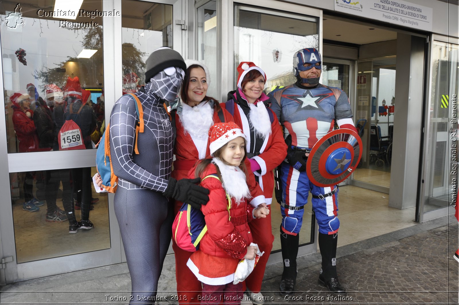 Torino 2 Dicembre 2018 - Babbo Natale in Forma - Croce Rossa Italiana- Comitato Regionale del Piemonte