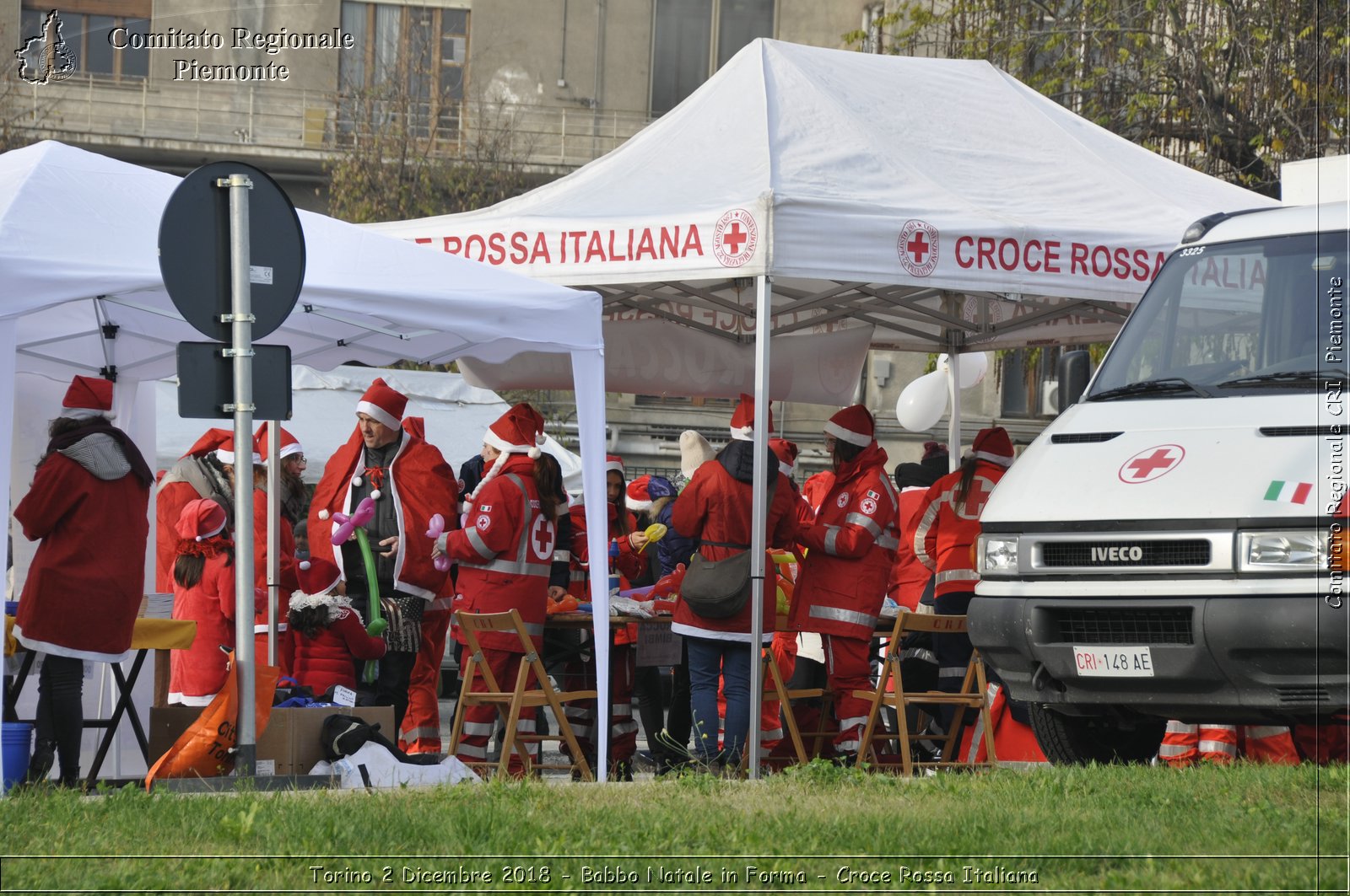 Torino 2 Dicembre 2018 - Babbo Natale in Forma - Croce Rossa Italiana- Comitato Regionale del Piemonte