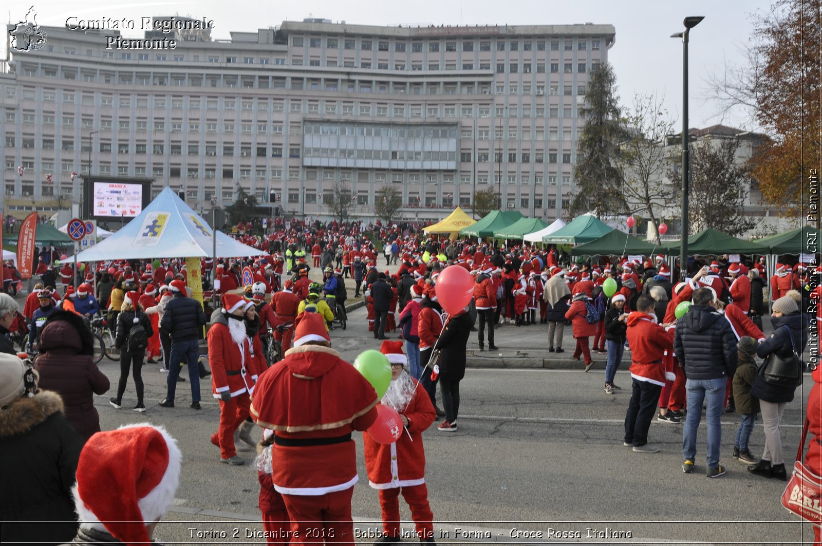 Torino 2 Dicembre 2018 - Babbo Natale in Forma - Croce Rossa Italiana- Comitato Regionale del Piemonte