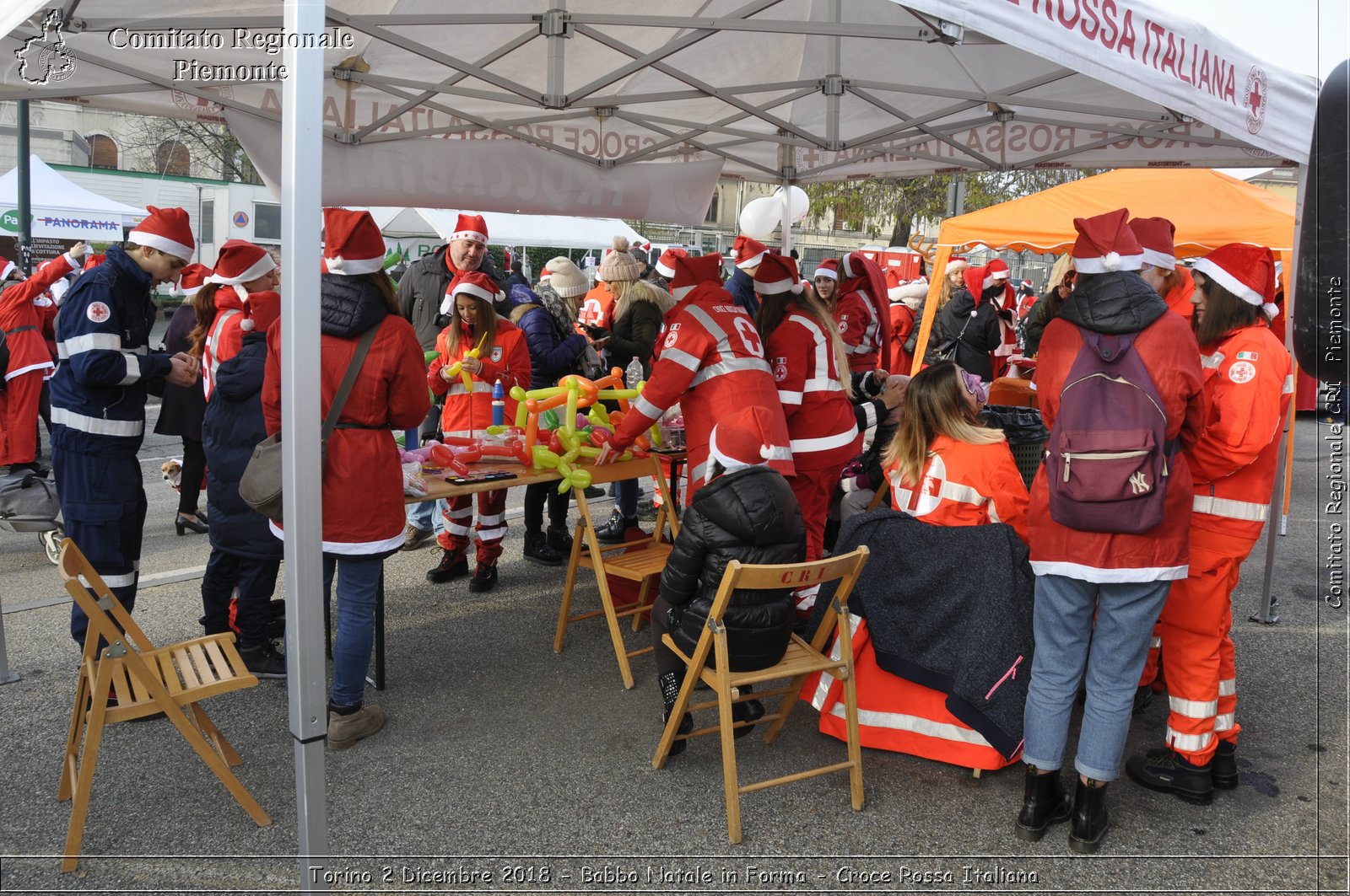 Torino 2 Dicembre 2018 - Babbo Natale in Forma - Croce Rossa Italiana- Comitato Regionale del Piemonte