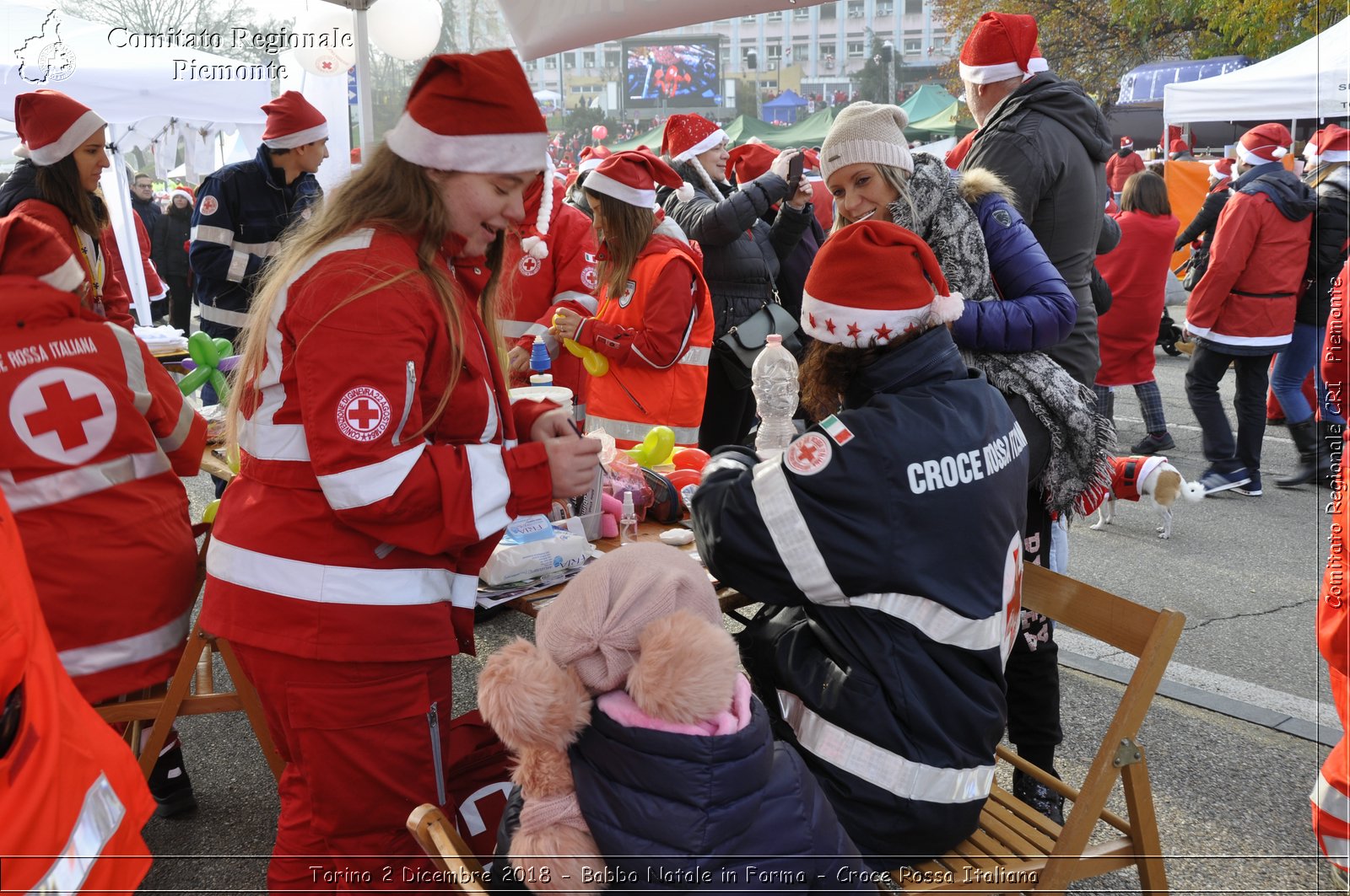 Torino 2 Dicembre 2018 - Babbo Natale in Forma - Croce Rossa Italiana- Comitato Regionale del Piemonte