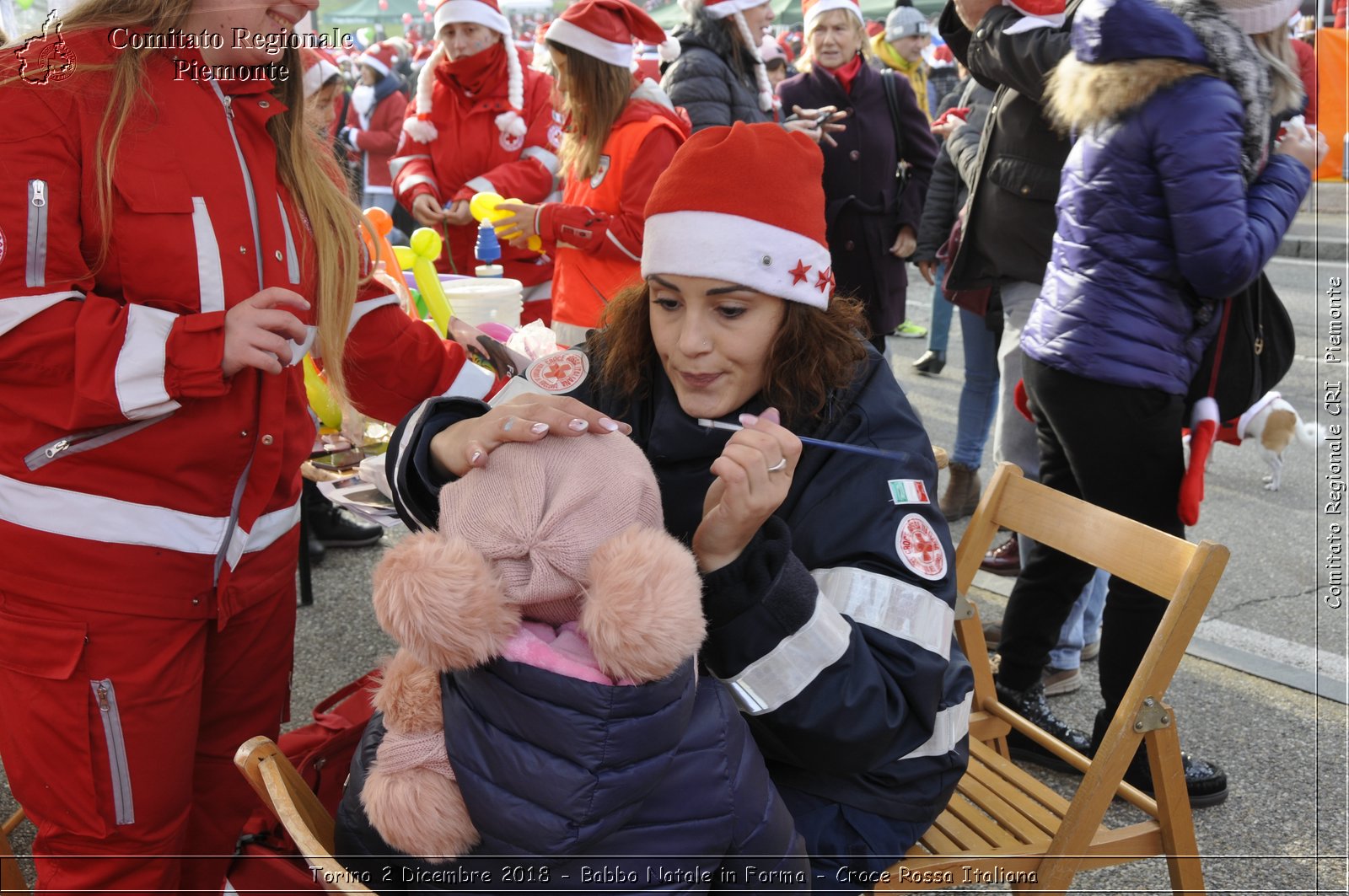 Torino 2 Dicembre 2018 - Babbo Natale in Forma - Croce Rossa Italiana- Comitato Regionale del Piemonte