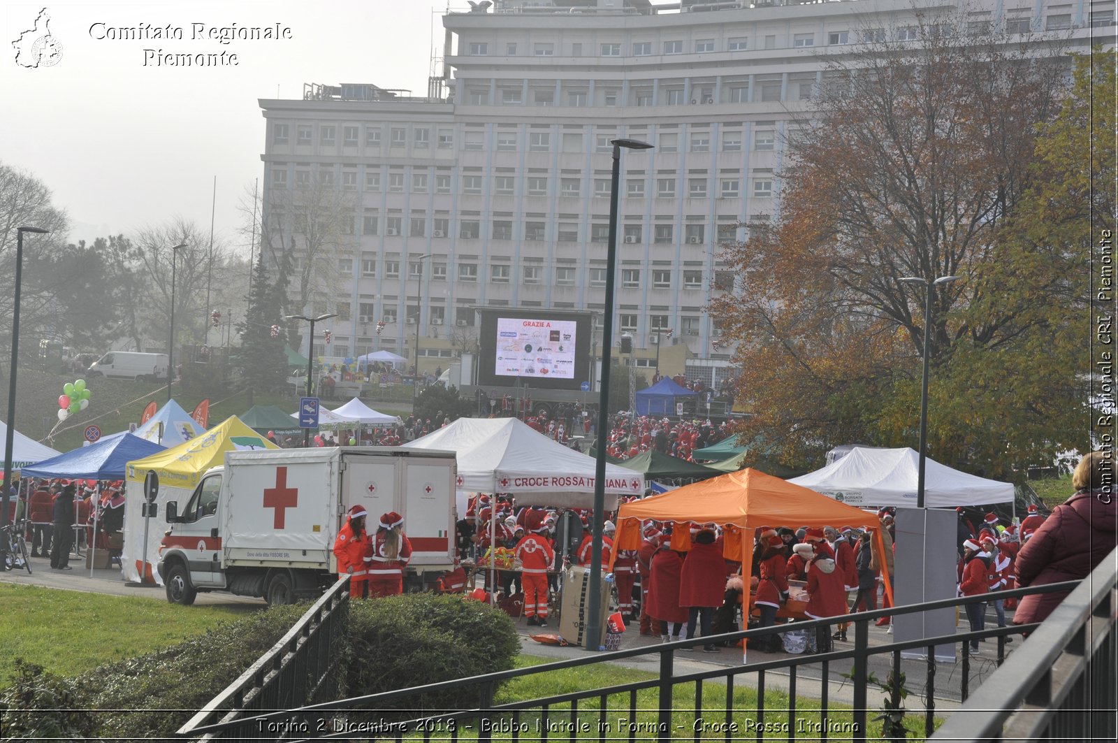 Torino 2 Dicembre 2018 - Babbo Natale in Forma - Croce Rossa Italiana- Comitato Regionale del Piemonte