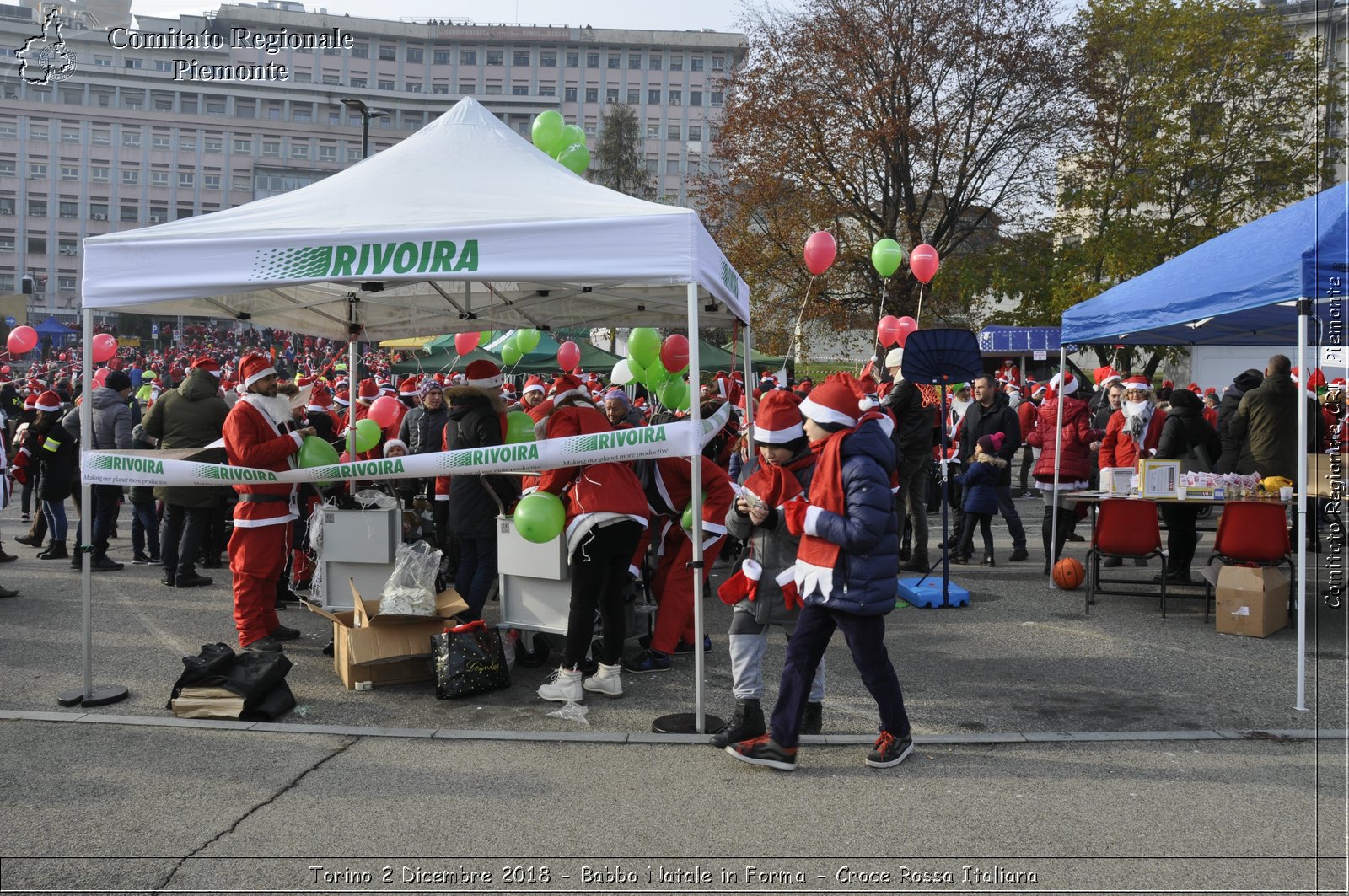 Torino 2 Dicembre 2018 - Babbo Natale in Forma - Croce Rossa Italiana- Comitato Regionale del Piemonte