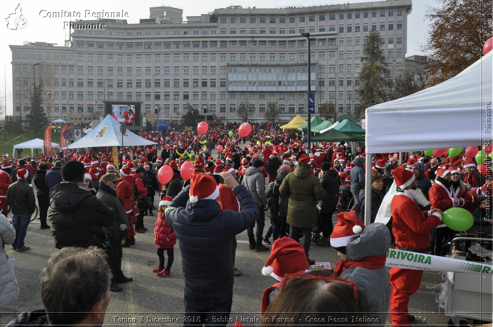 Torino 2 Dicembre 2018 - Babbo Natale in Forma - Croce Rossa Italiana- Comitato Regionale del Piemonte