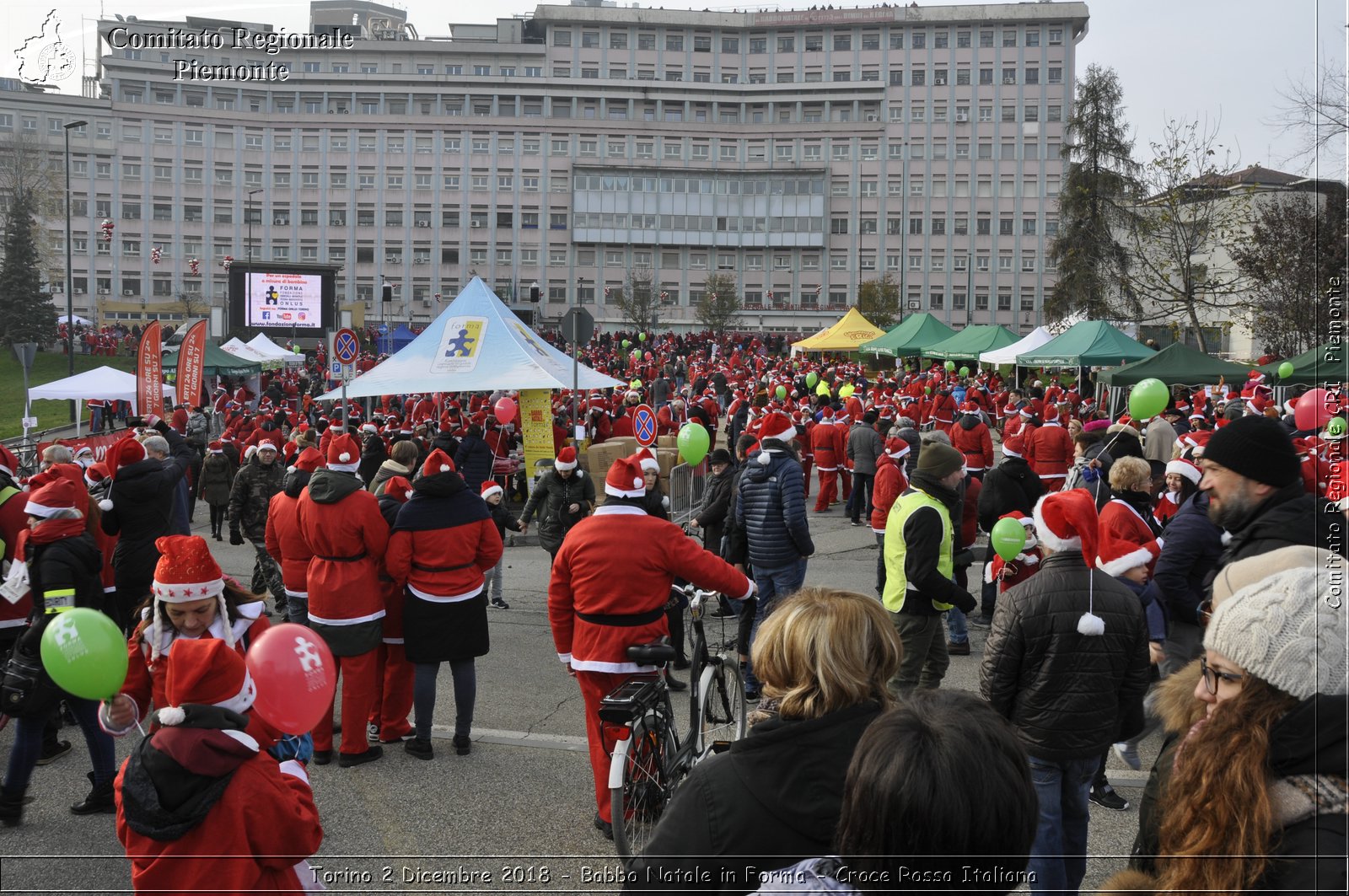 Torino 2 Dicembre 2018 - Babbo Natale in Forma - Croce Rossa Italiana- Comitato Regionale del Piemonte