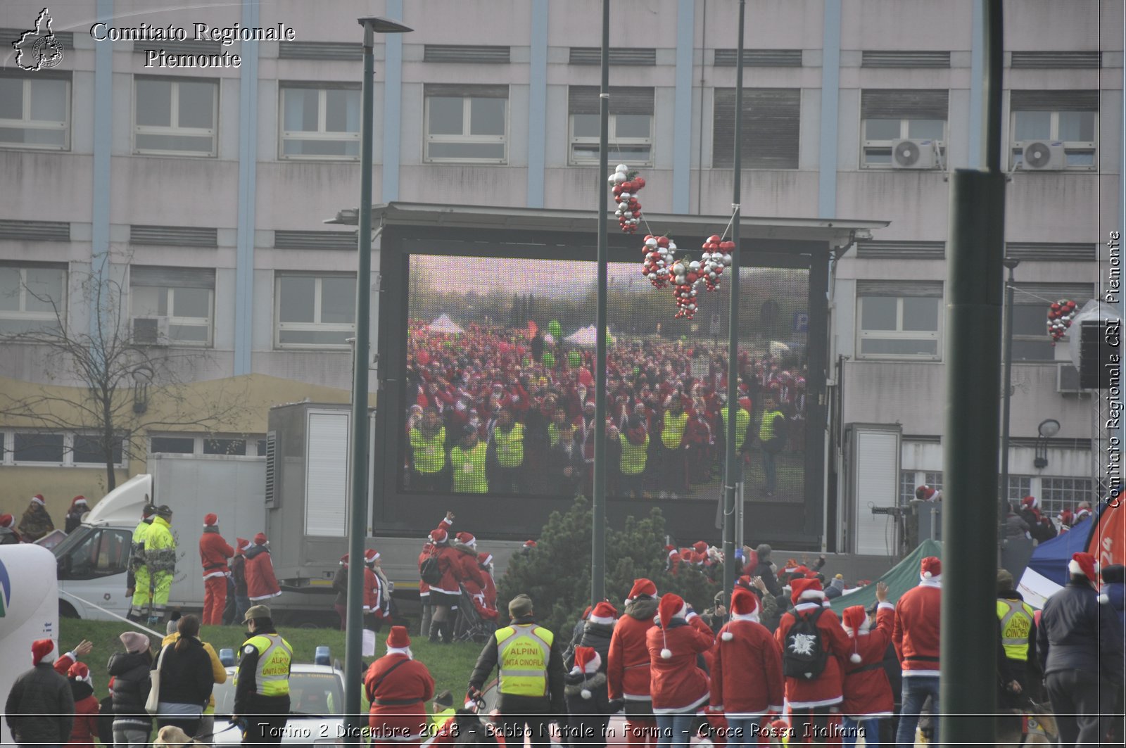 Torino 2 Dicembre 2018 - Babbo Natale in Forma - Croce Rossa Italiana- Comitato Regionale del Piemonte