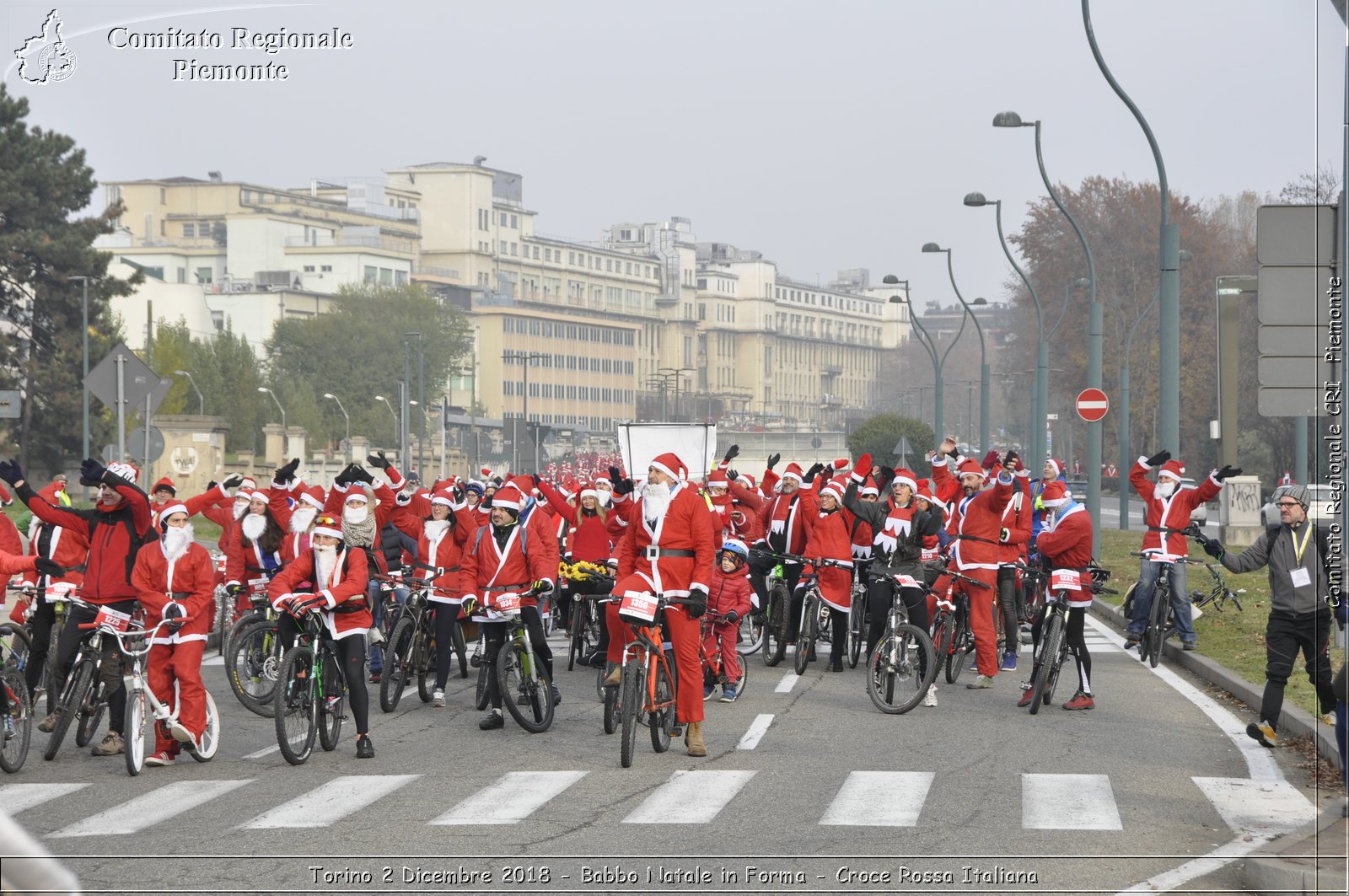 Torino 2 Dicembre 2018 - Babbo Natale in Forma - Croce Rossa Italiana- Comitato Regionale del Piemonte