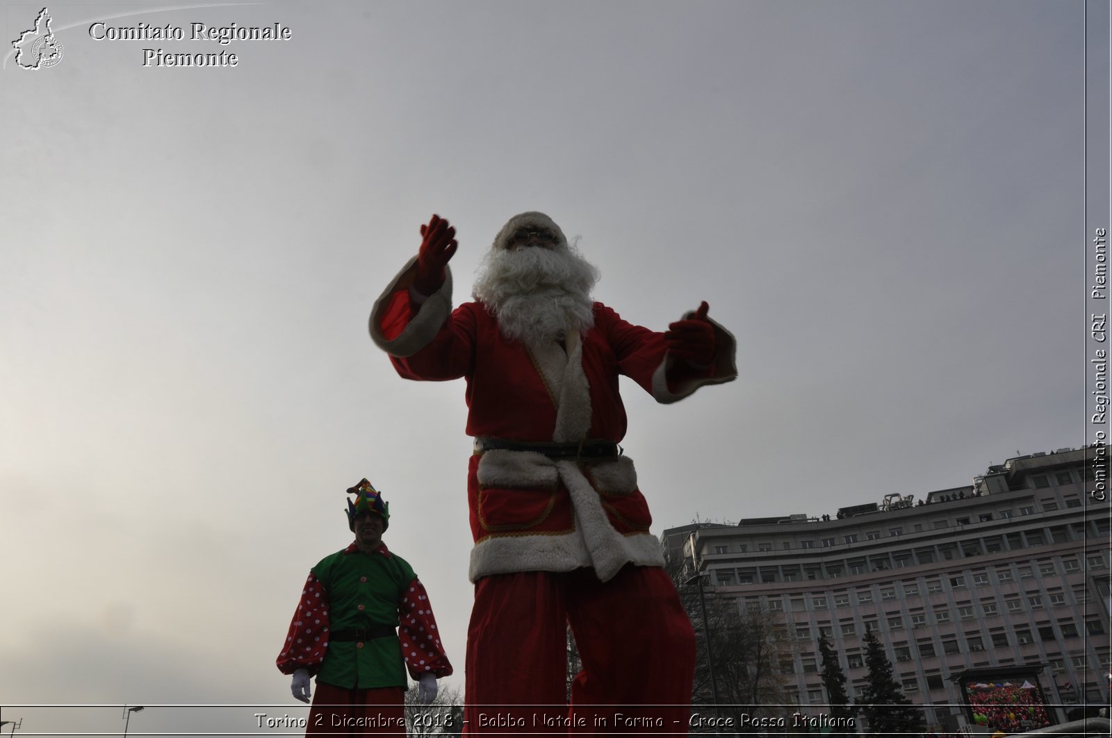 Torino 2 Dicembre 2018 - Babbo Natale in Forma - Croce Rossa Italiana- Comitato Regionale del Piemonte