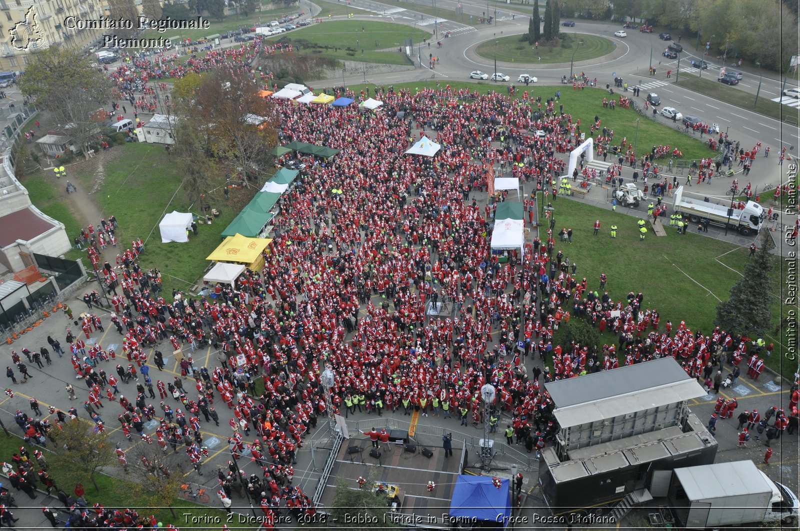 Torino 2 Dicembre 2018 - Babbo Natale in Forma - Croce Rossa Italiana- Comitato Regionale del Piemonte