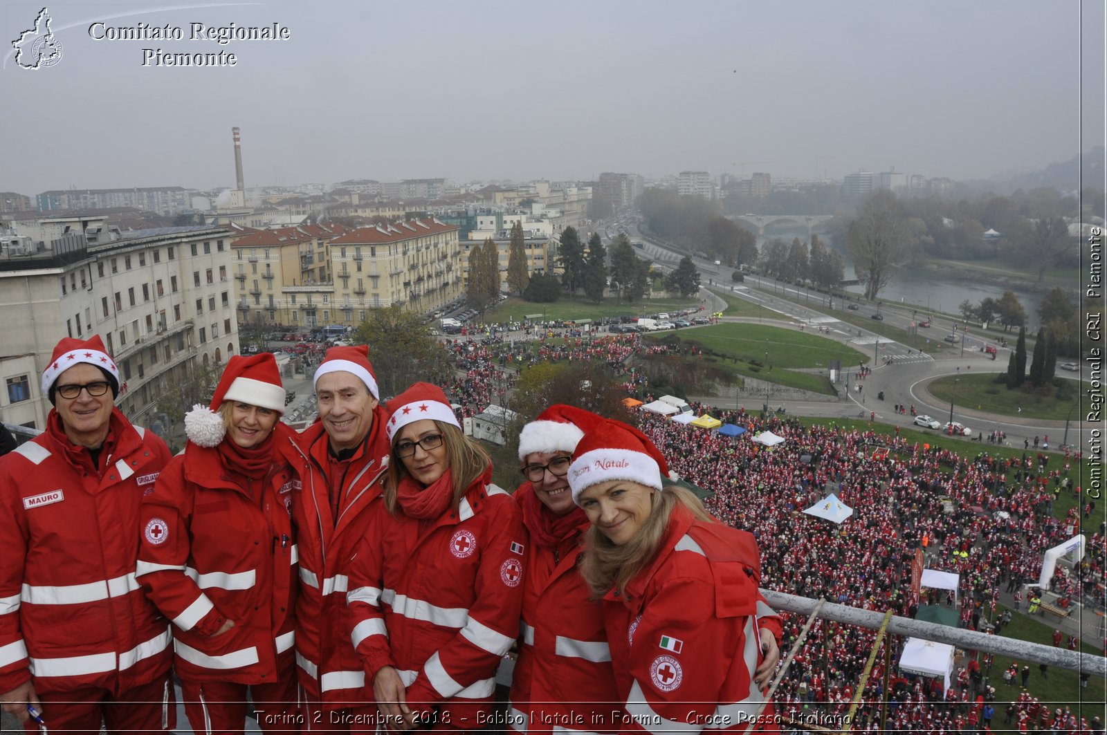 Torino 2 Dicembre 2018 - Babbo Natale in Forma - Croce Rossa Italiana- Comitato Regionale del Piemonte