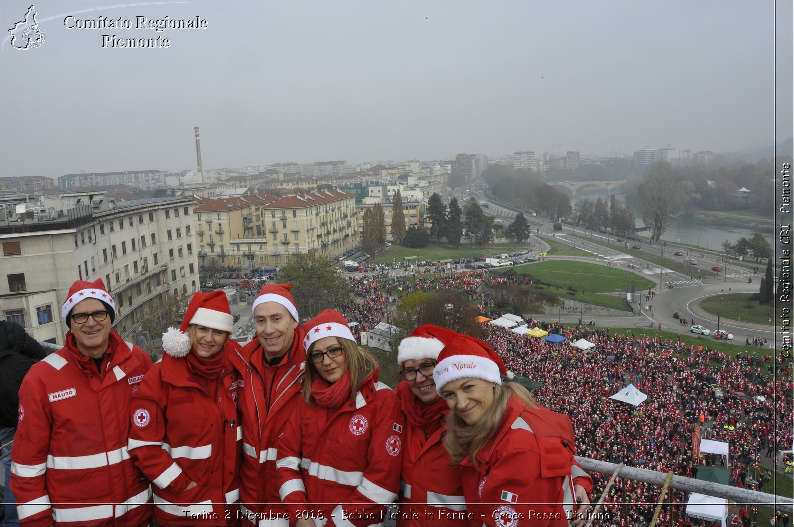 Torino 2 Dicembre 2018 - Babbo Natale in Forma - Croce Rossa Italiana- Comitato Regionale del Piemonte