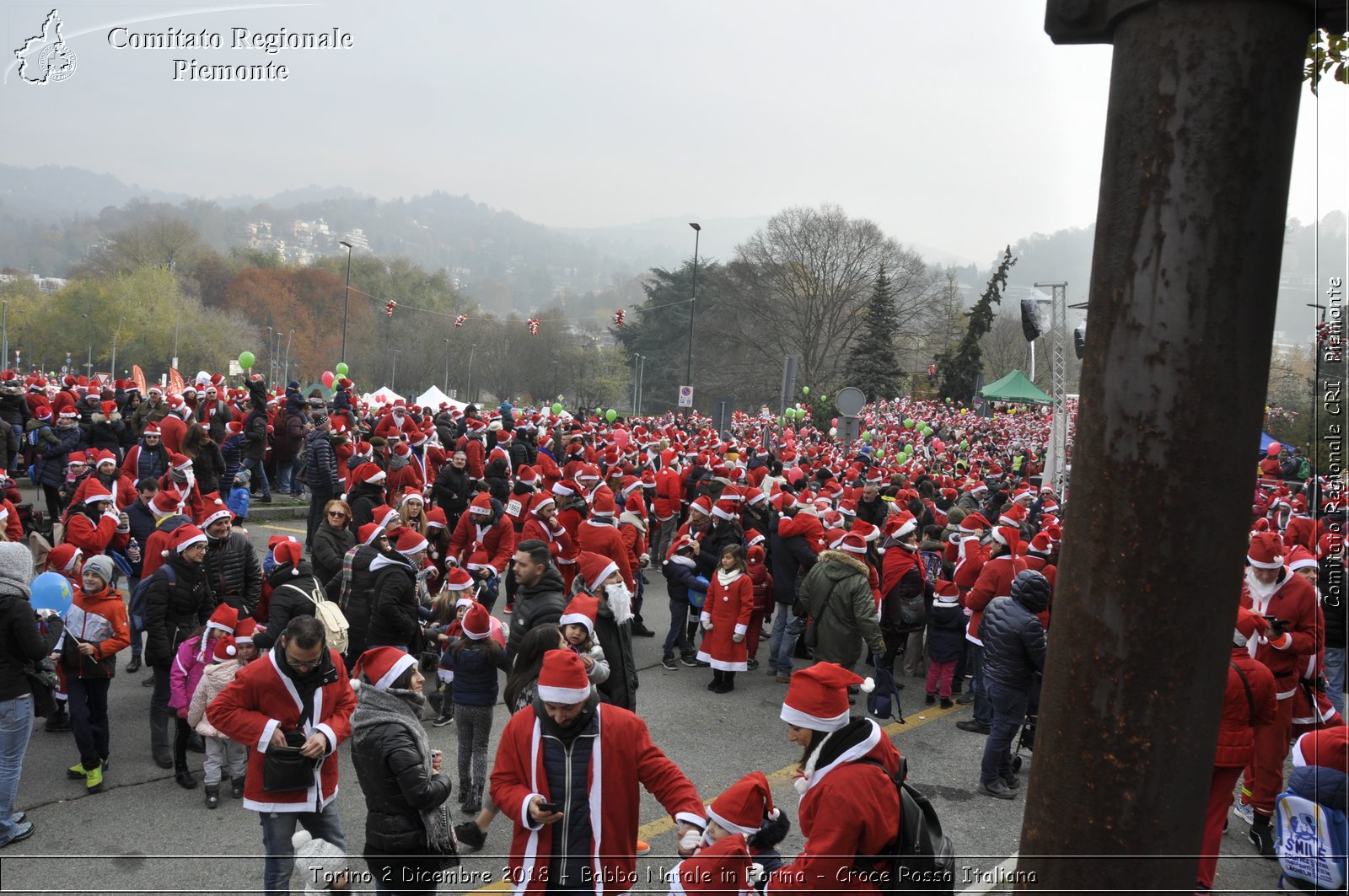 Torino 2 Dicembre 2018 - Babbo Natale in Forma - Croce Rossa Italiana- Comitato Regionale del Piemonte