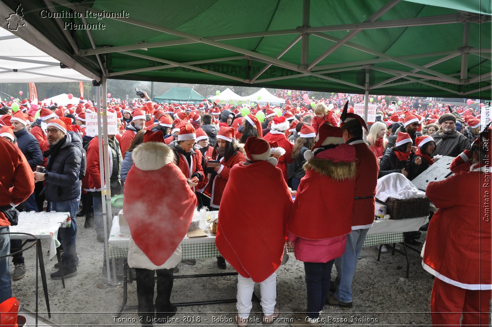 Torino 2 Dicembre 2018 - Babbo Natale in Forma - Croce Rossa Italiana- Comitato Regionale del Piemonte