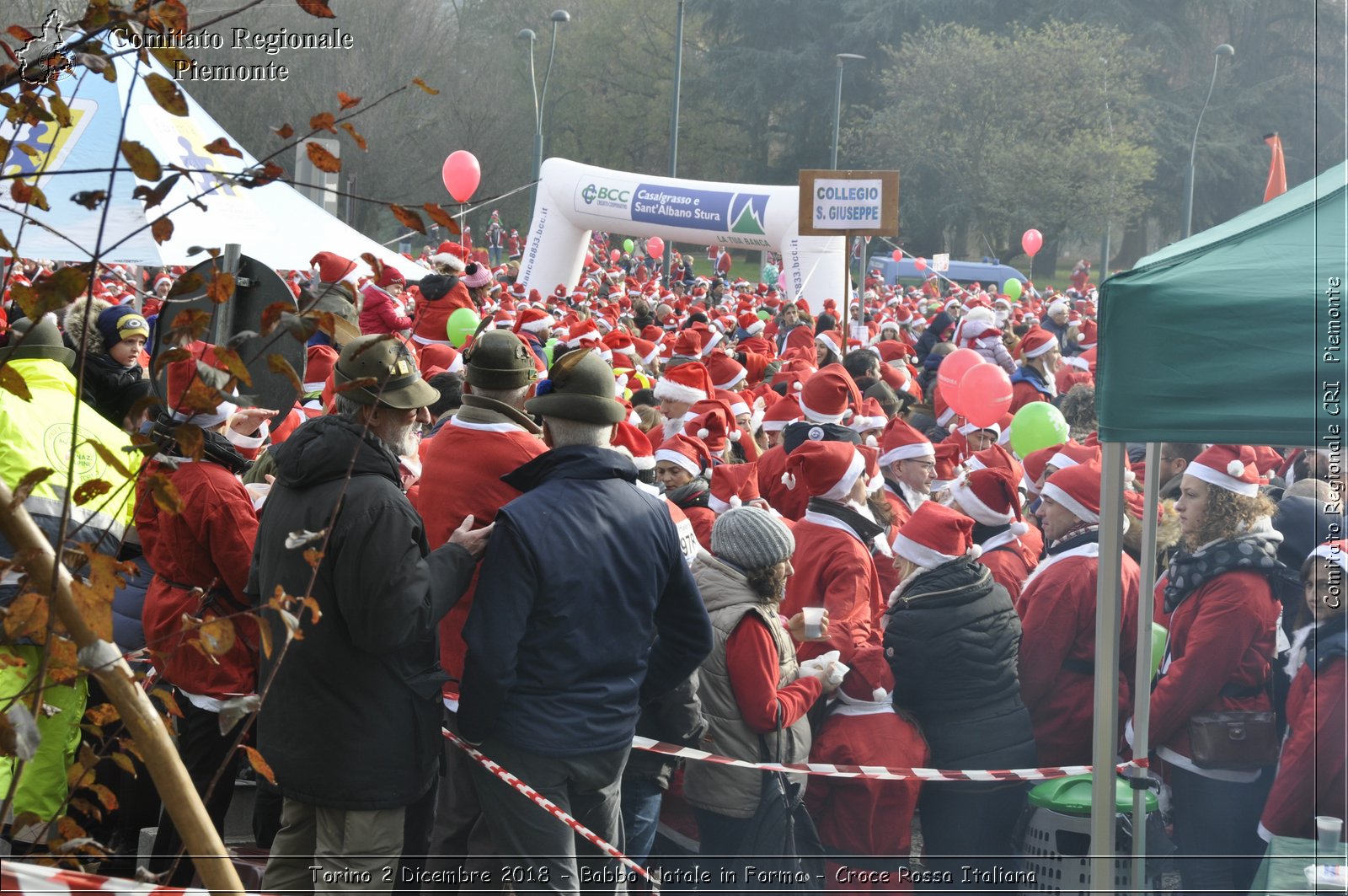 Torino 2 Dicembre 2018 - Babbo Natale in Forma - Croce Rossa Italiana- Comitato Regionale del Piemonte