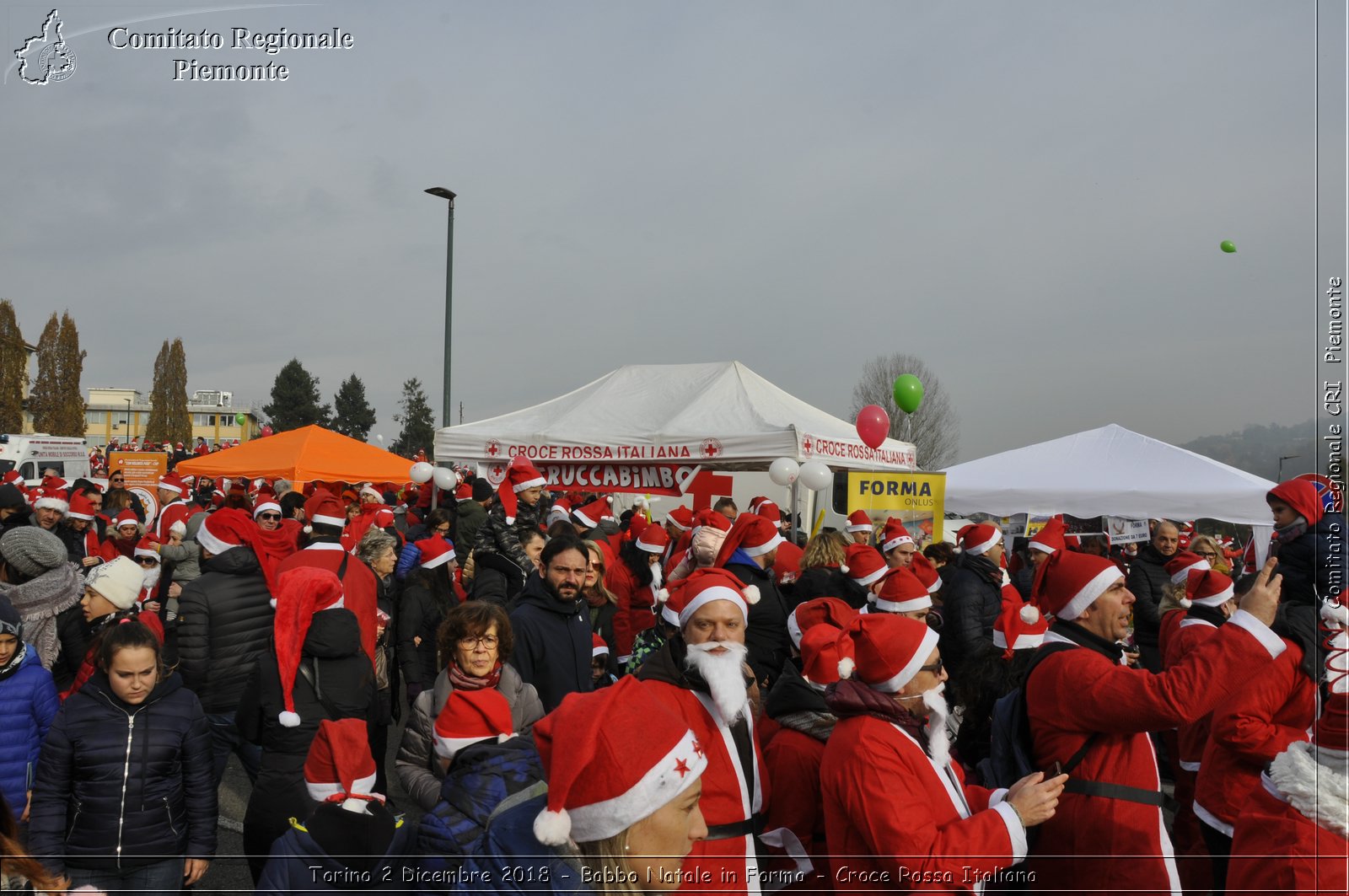 Torino 2 Dicembre 2018 - Babbo Natale in Forma - Croce Rossa Italiana- Comitato Regionale del Piemonte