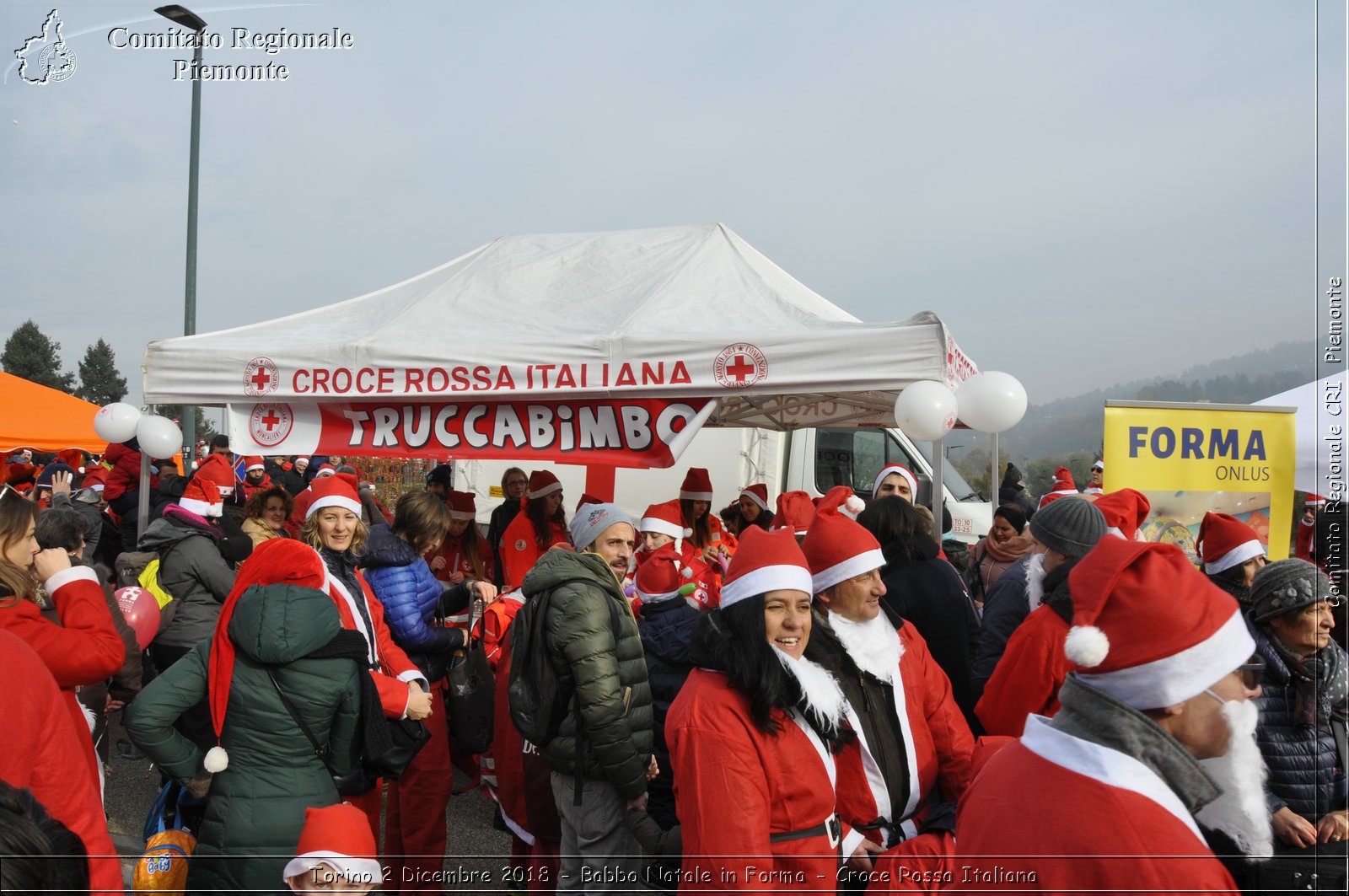 Torino 2 Dicembre 2018 - Babbo Natale in Forma - Croce Rossa Italiana- Comitato Regionale del Piemonte