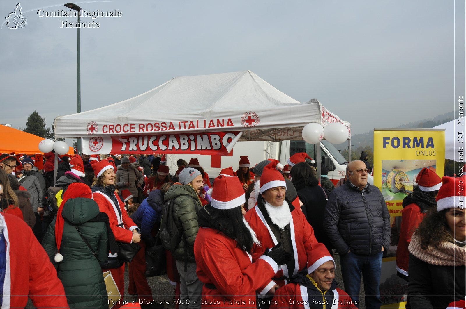 Torino 2 Dicembre 2018 - Babbo Natale in Forma - Croce Rossa Italiana- Comitato Regionale del Piemonte