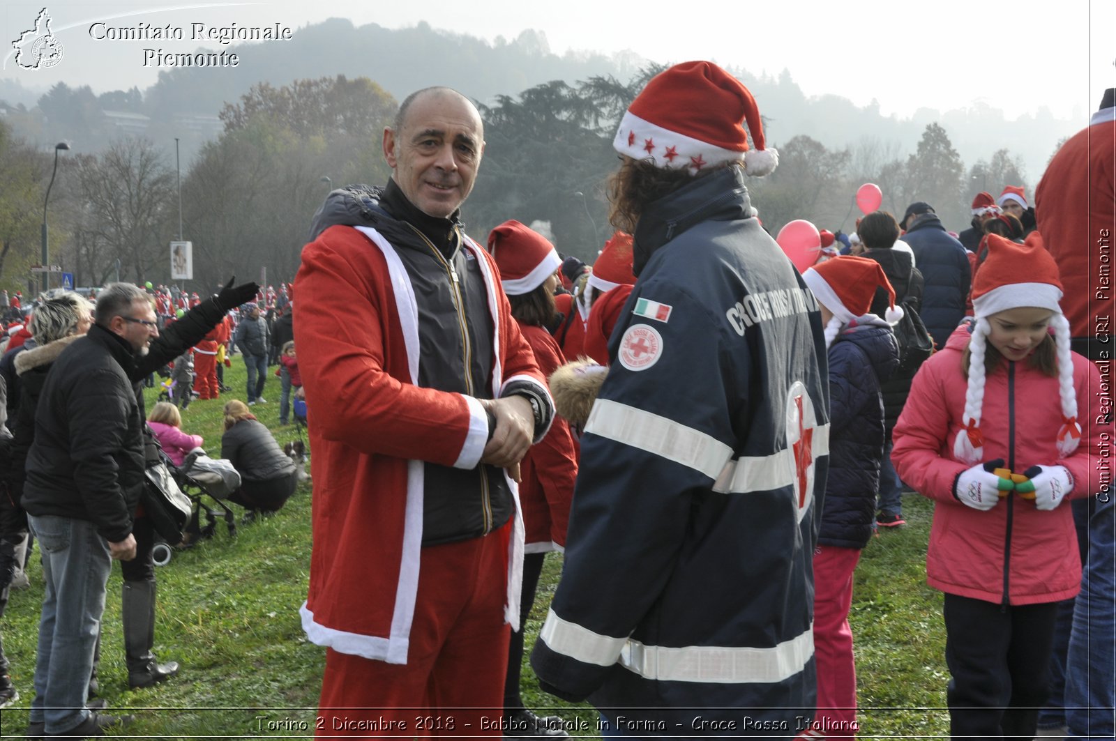 Torino 2 Dicembre 2018 - Babbo Natale in Forma - Croce Rossa Italiana- Comitato Regionale del Piemonte