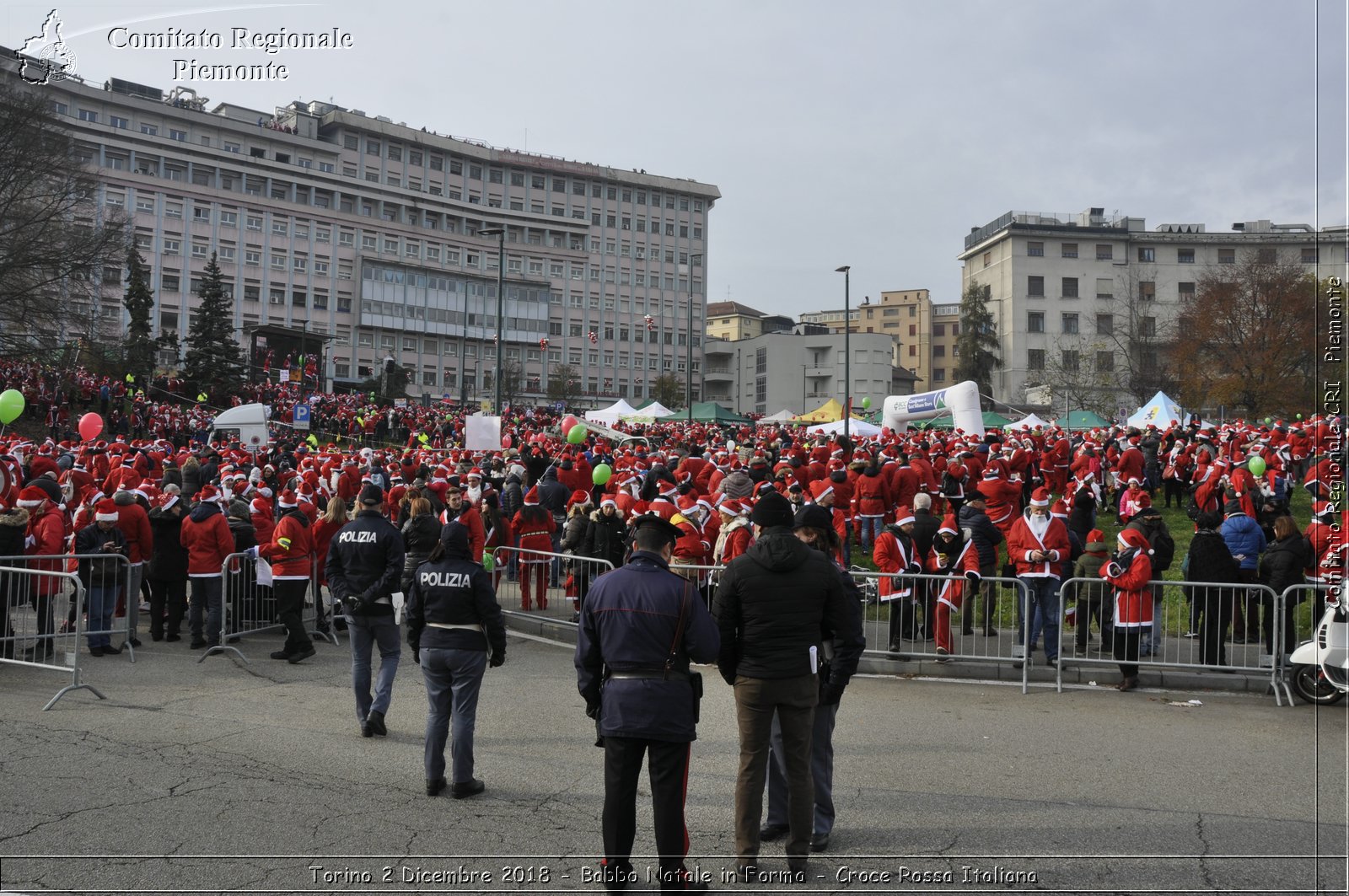 Torino 2 Dicembre 2018 - Babbo Natale in Forma - Croce Rossa Italiana- Comitato Regionale del Piemonte