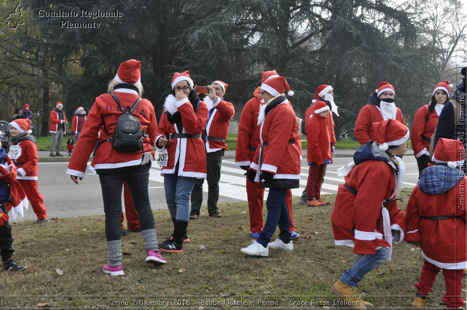 Torino 2 Dicembre 2018 - Babbo Natale in Forma - Croce Rossa Italiana- Comitato Regionale del Piemonte