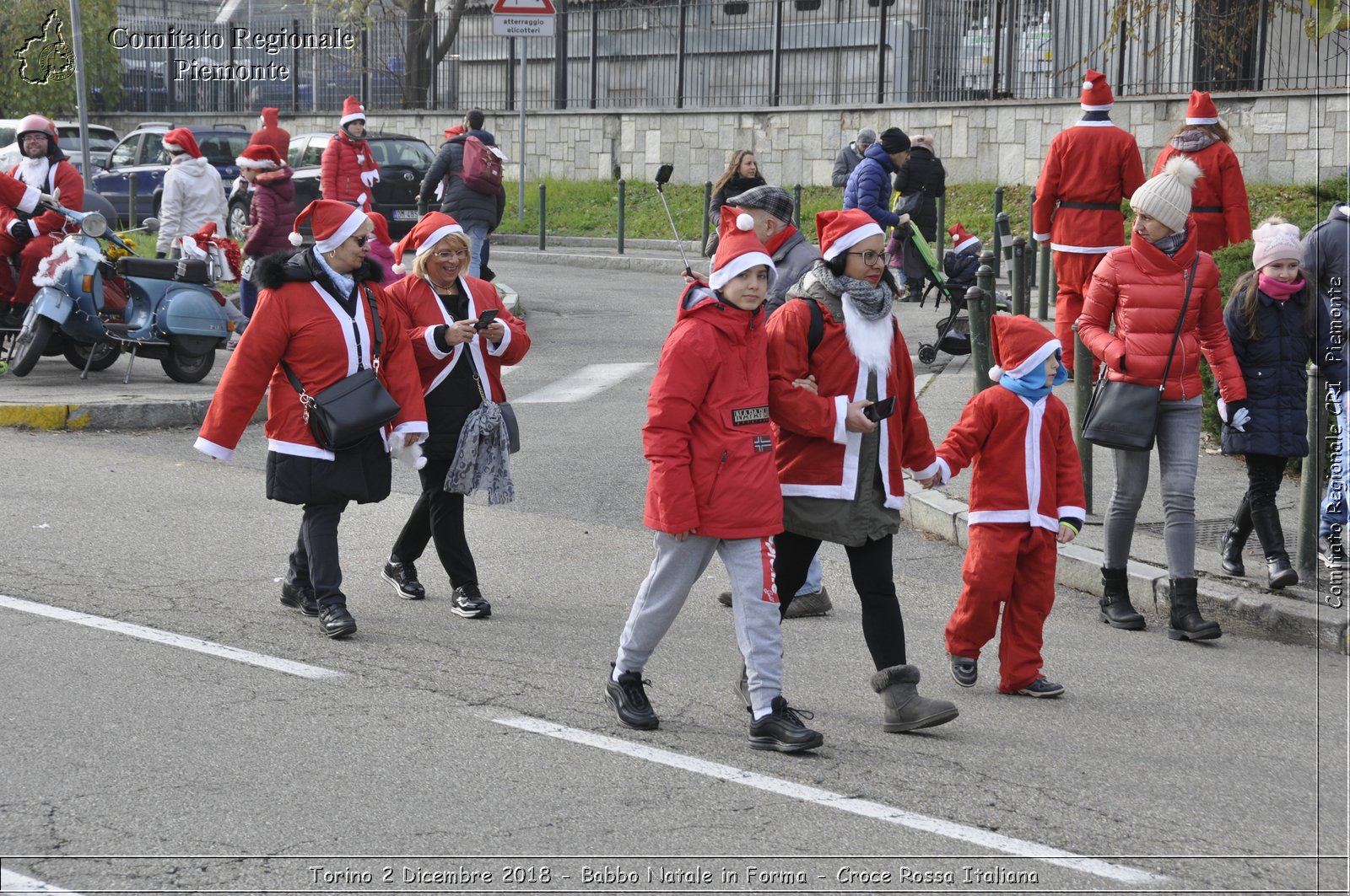 Torino 2 Dicembre 2018 - Babbo Natale in Forma - Croce Rossa Italiana- Comitato Regionale del Piemonte