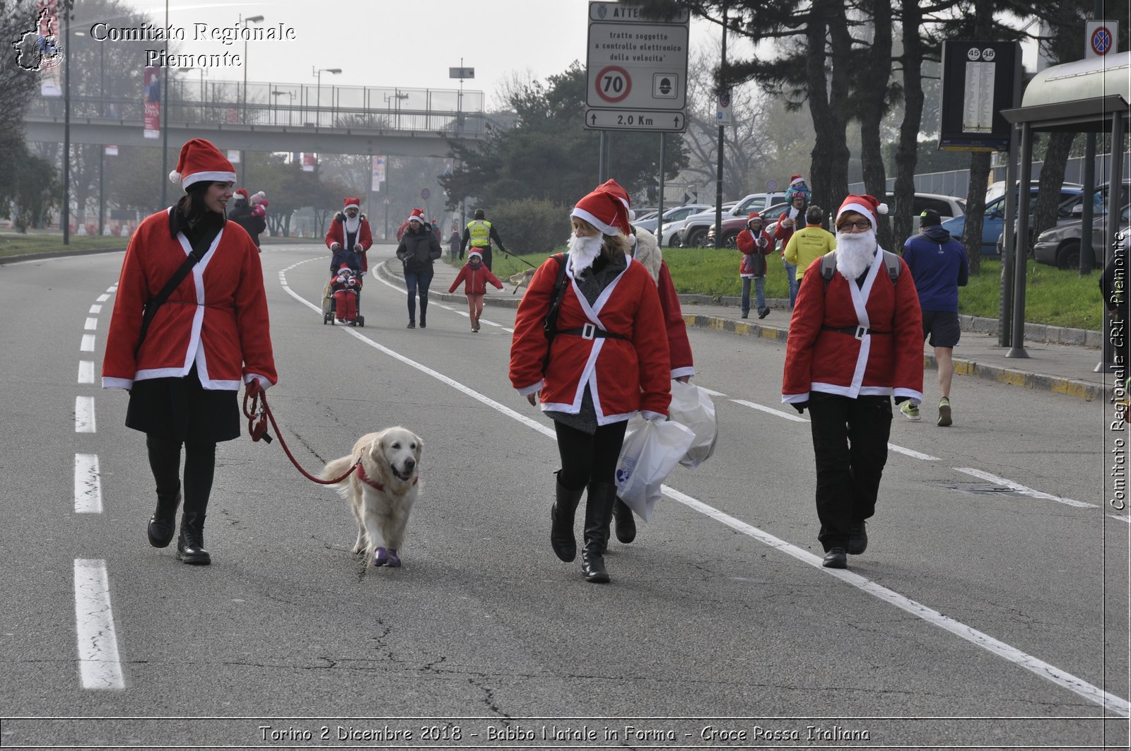 Torino 2 Dicembre 2018 - Babbo Natale in Forma - Croce Rossa Italiana- Comitato Regionale del Piemonte