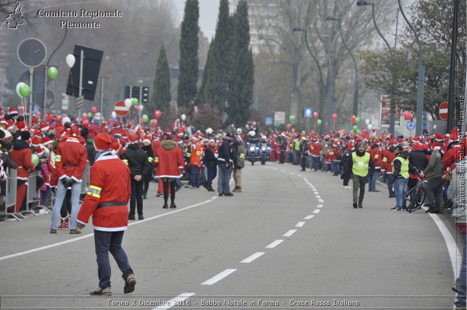 Torino 2 Dicembre 2018 - Babbo Natale in Forma - Croce Rossa Italiana- Comitato Regionale del Piemonte