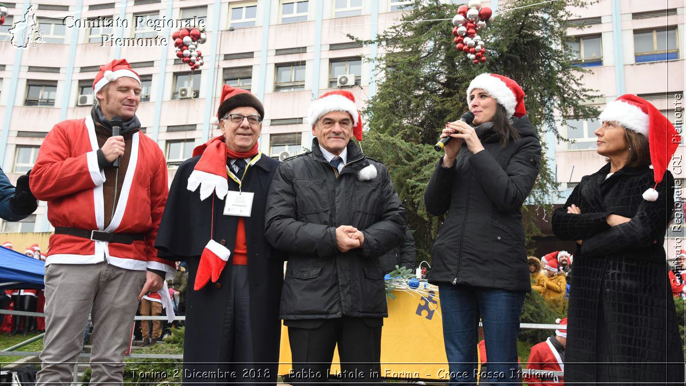 Torino 2 Dicembre 2018 - Babbo Natale in Forma - Croce Rossa Italiana- Comitato Regionale del Piemonte