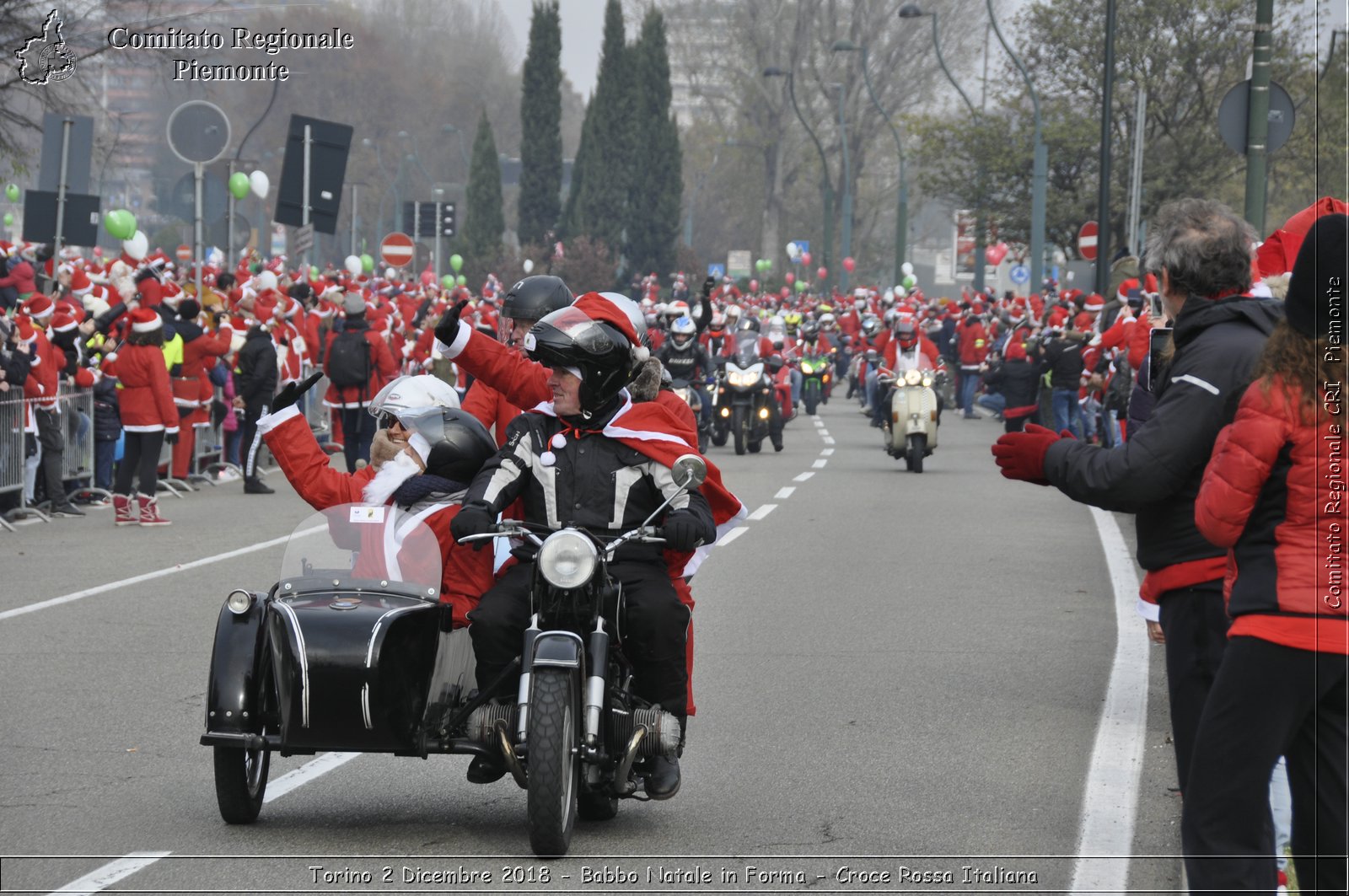 Torino 2 Dicembre 2018 - Babbo Natale in Forma - Croce Rossa Italiana- Comitato Regionale del Piemonte