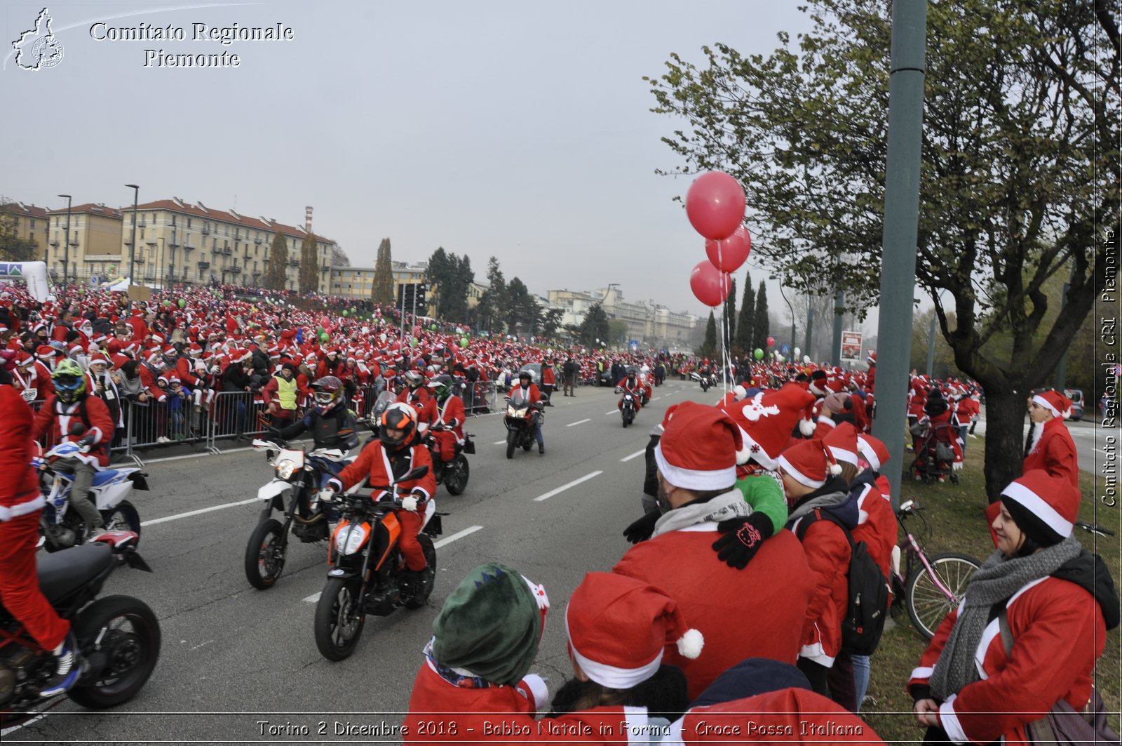 Torino 2 Dicembre 2018 - Babbo Natale in Forma - Croce Rossa Italiana- Comitato Regionale del Piemonte