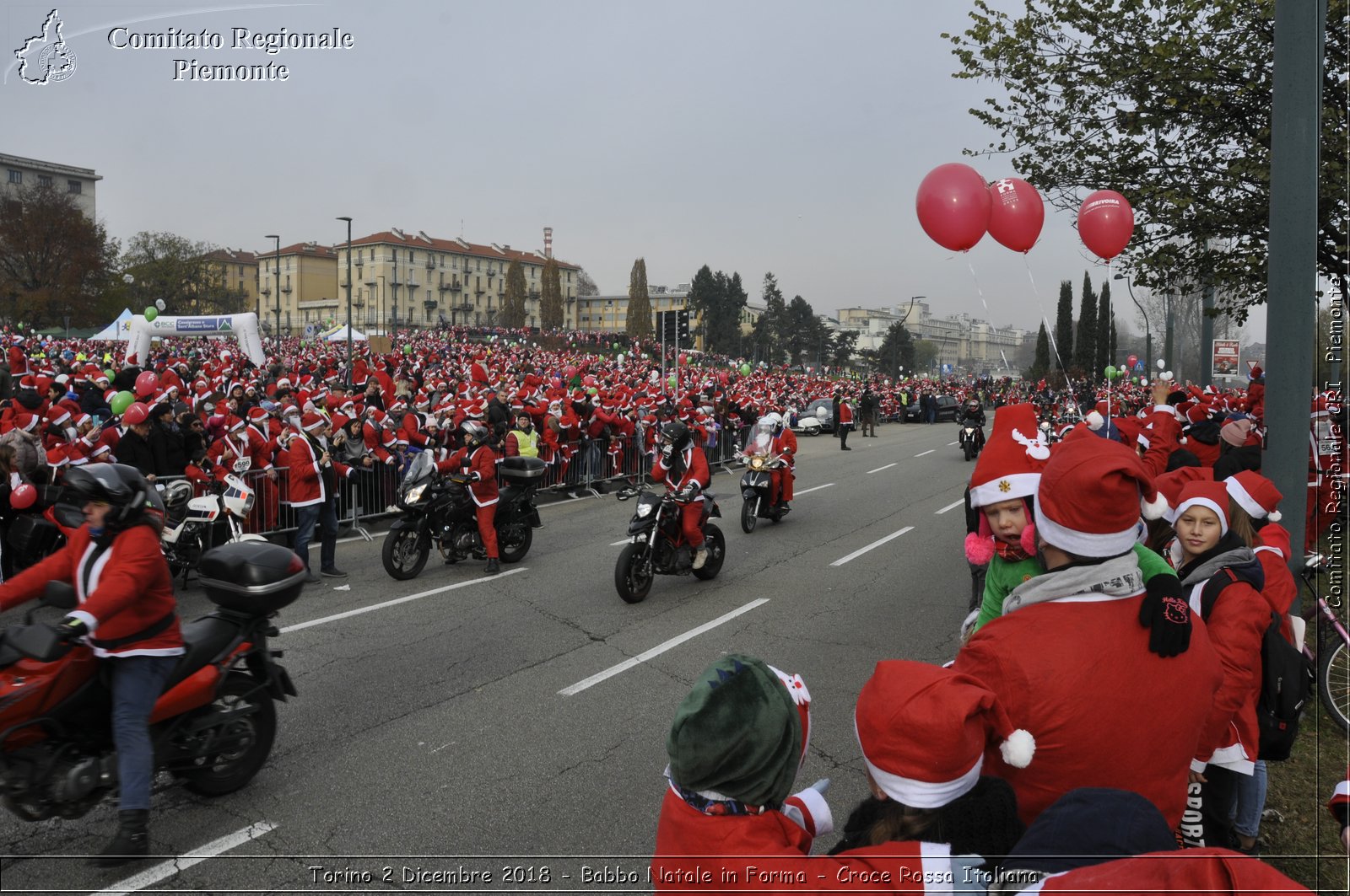 Torino 2 Dicembre 2018 - Babbo Natale in Forma - Croce Rossa Italiana- Comitato Regionale del Piemonte