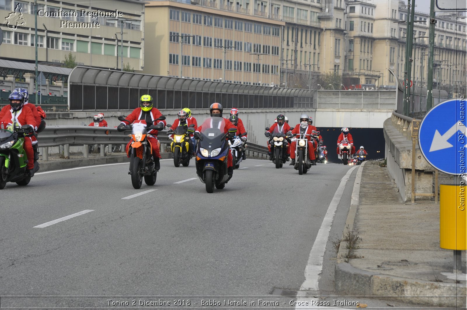 Torino 2 Dicembre 2018 - Babbo Natale in Forma - Croce Rossa Italiana- Comitato Regionale del Piemonte