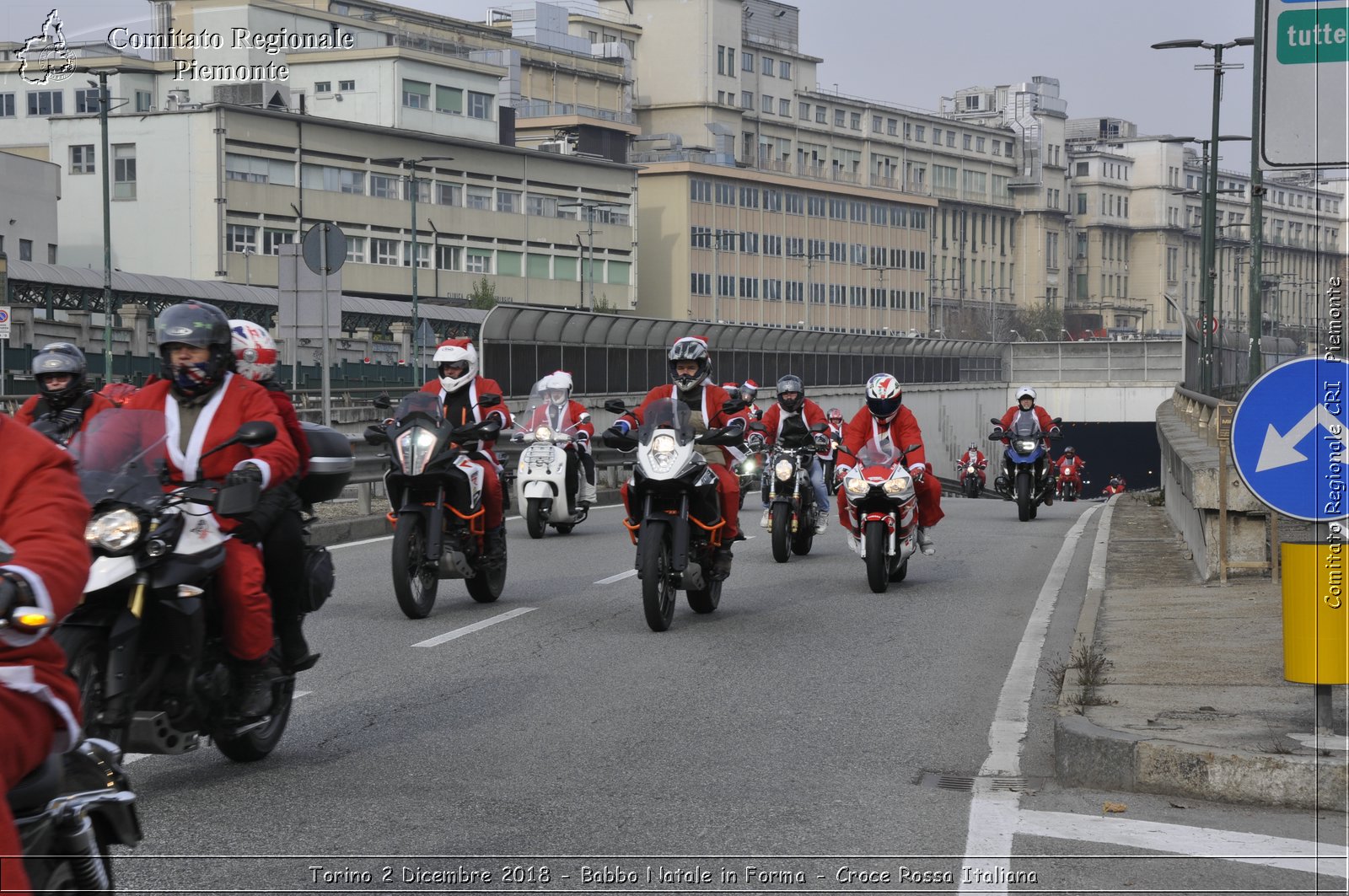 Torino 2 Dicembre 2018 - Babbo Natale in Forma - Croce Rossa Italiana- Comitato Regionale del Piemonte