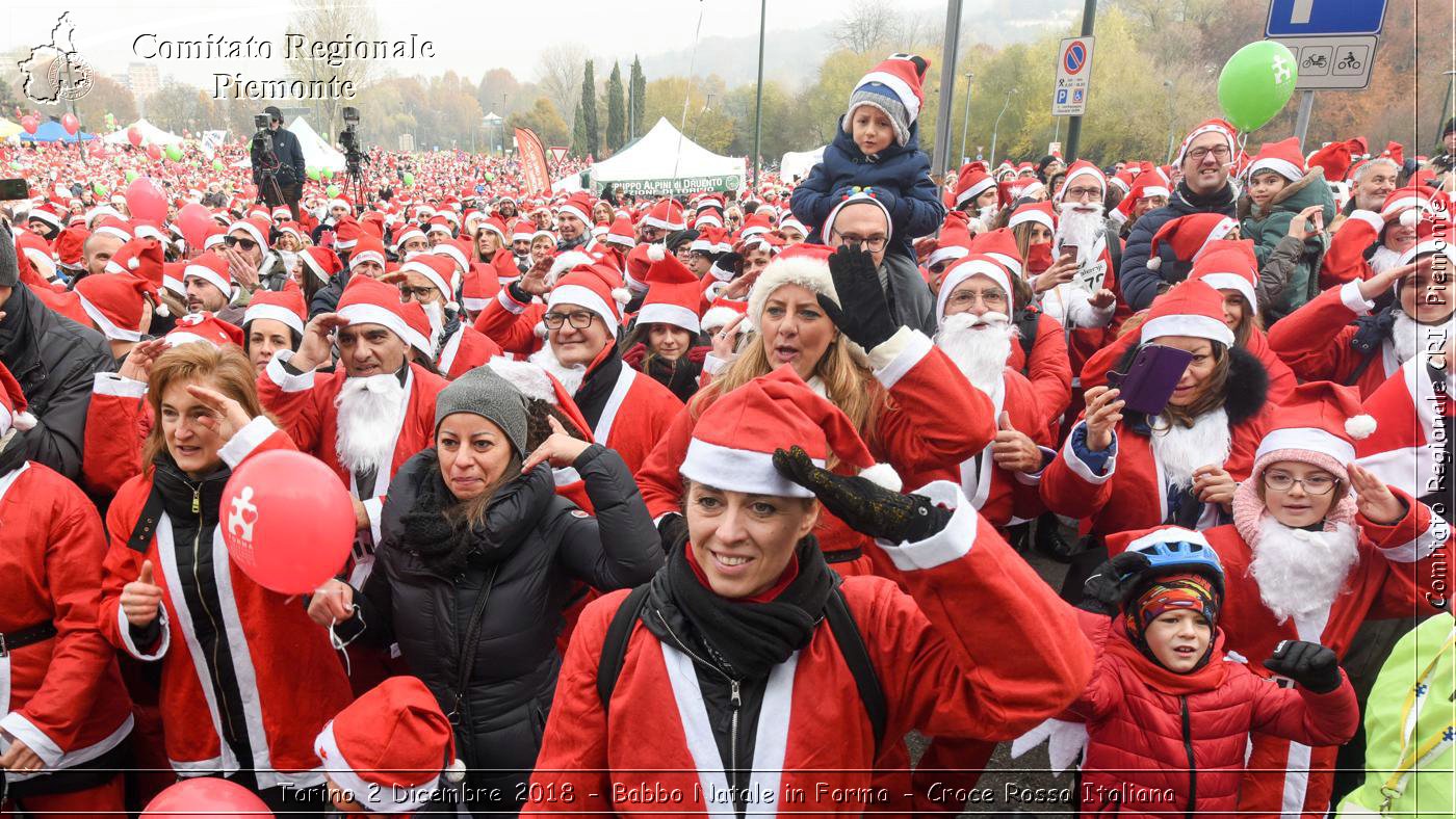 Torino 2 Dicembre 2018 - Babbo Natale in Forma - Croce Rossa Italiana- Comitato Regionale del Piemonte