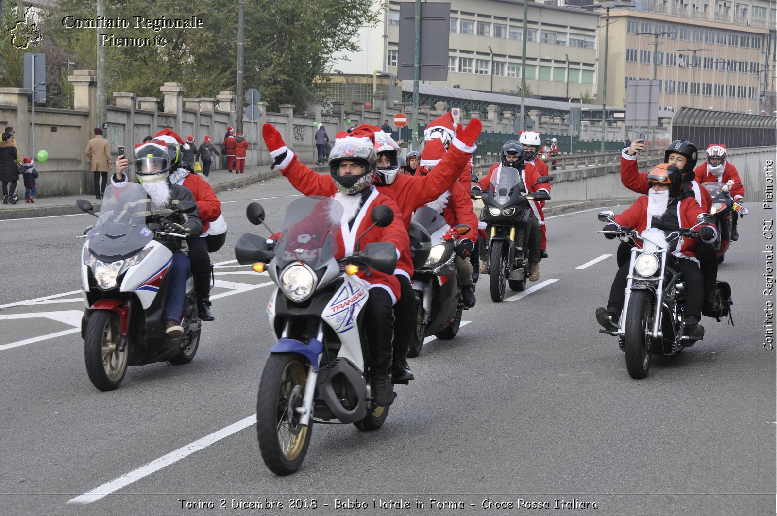 Torino 2 Dicembre 2018 - Babbo Natale in Forma - Croce Rossa Italiana- Comitato Regionale del Piemonte