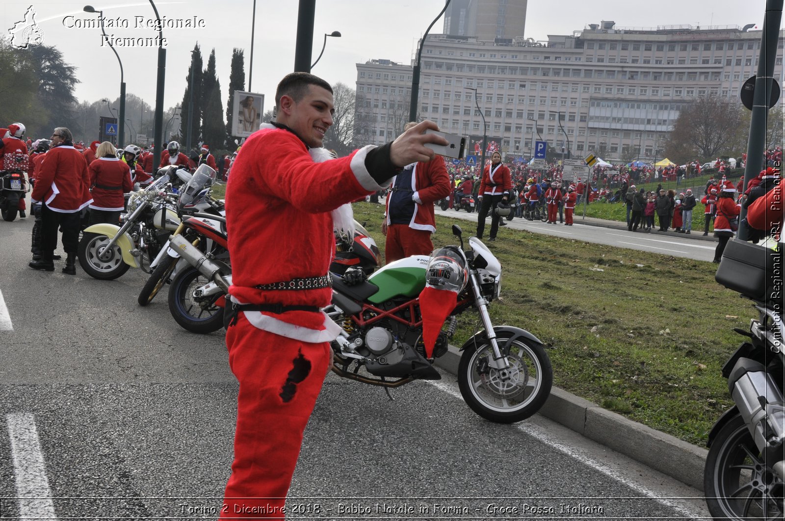 Torino 2 Dicembre 2018 - Babbo Natale in Forma - Croce Rossa Italiana- Comitato Regionale del Piemonte