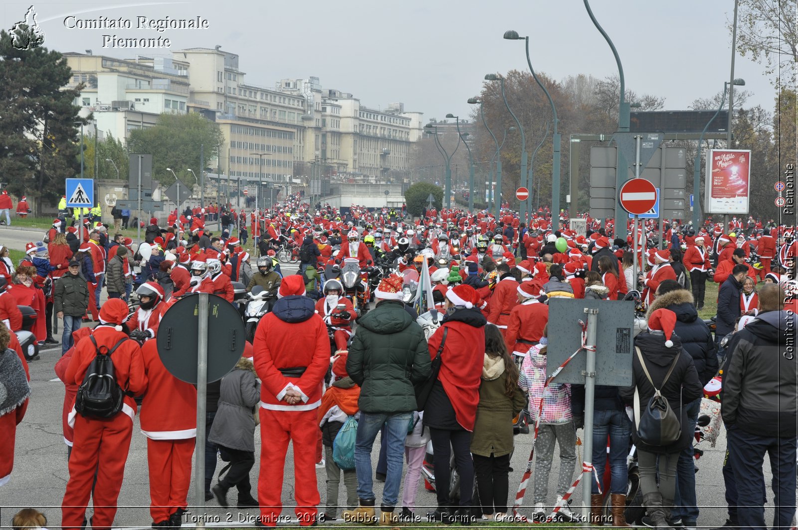 Torino 2 Dicembre 2018 - Babbo Natale in Forma - Croce Rossa Italiana- Comitato Regionale del Piemonte