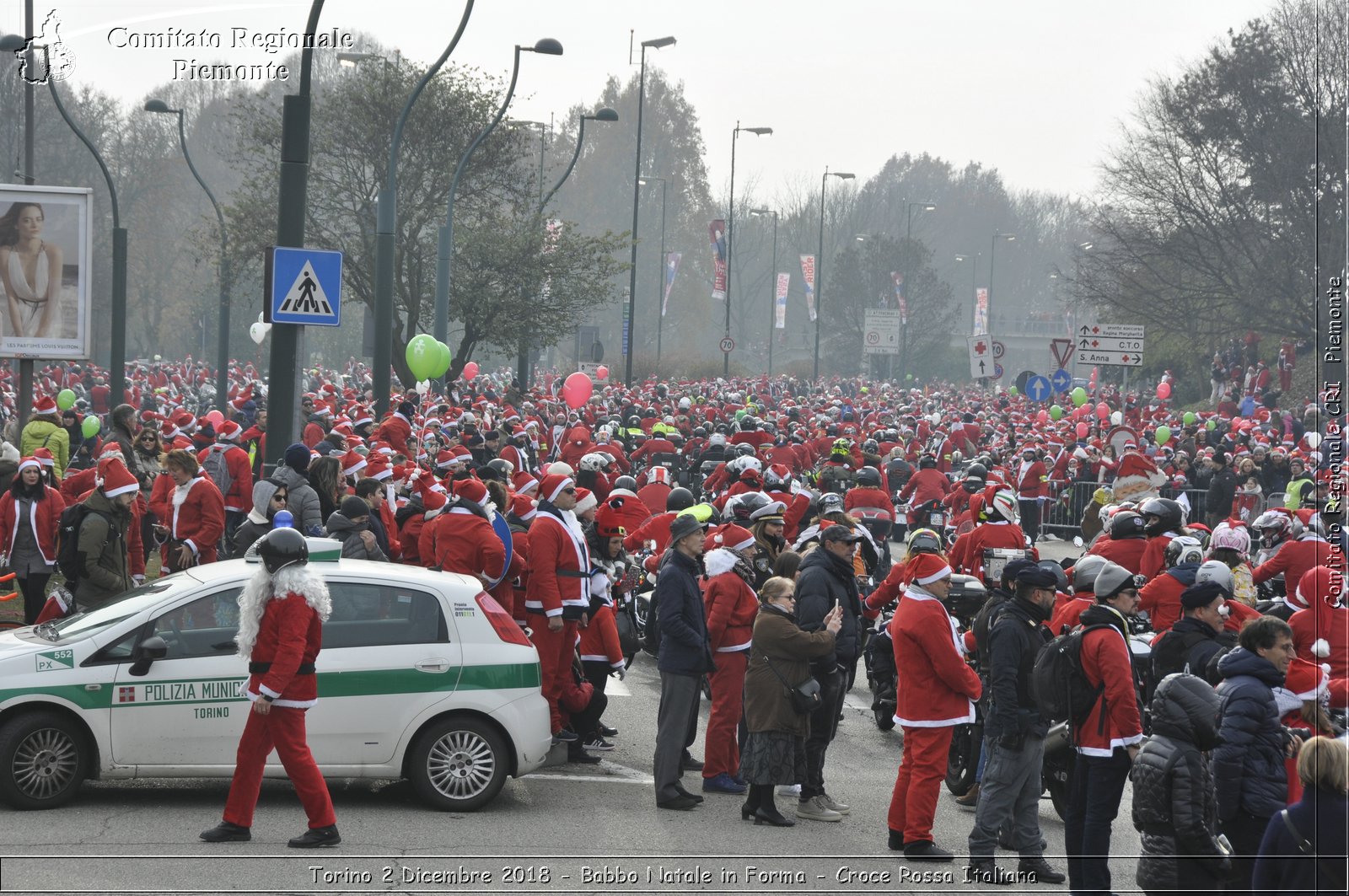 Torino 2 Dicembre 2018 - Babbo Natale in Forma - Croce Rossa Italiana- Comitato Regionale del Piemonte