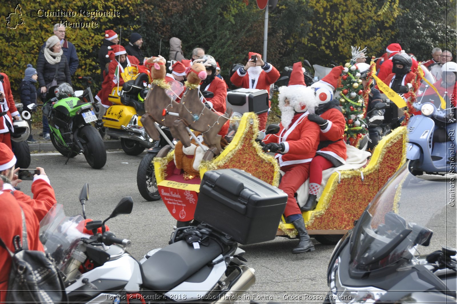 Torino 2 Dicembre 2018 - Babbo Natale in Forma - Croce Rossa Italiana- Comitato Regionale del Piemonte