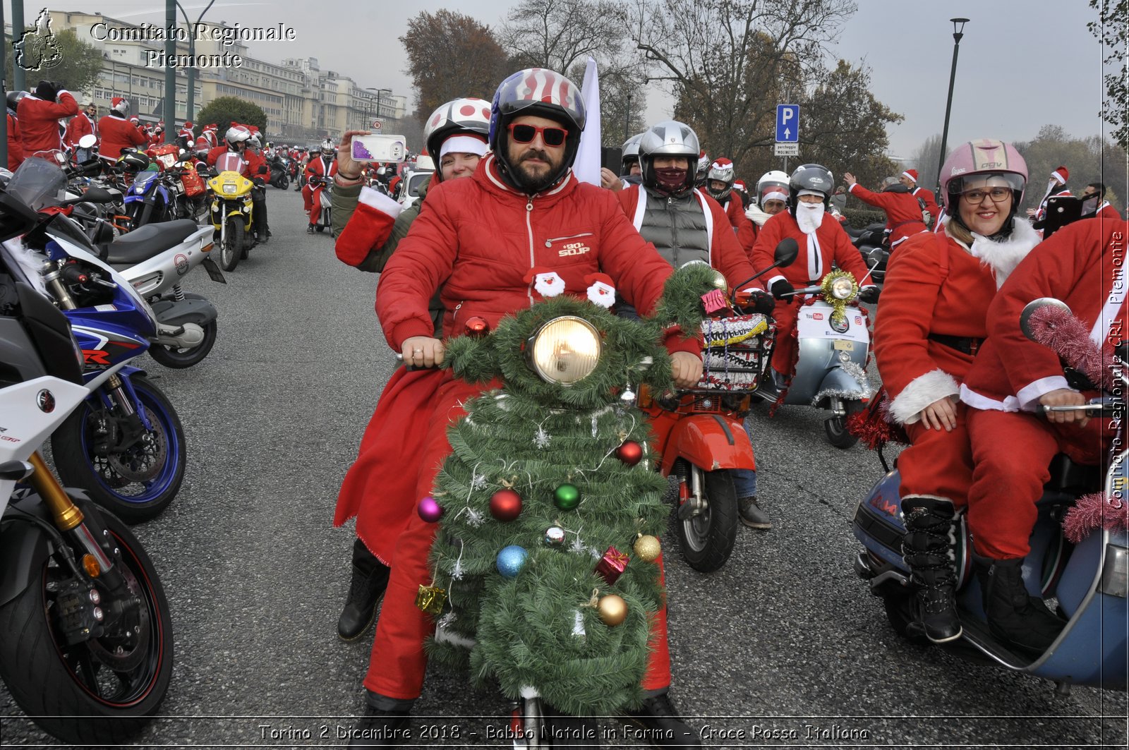 Torino 2 Dicembre 2018 - Babbo Natale in Forma - Croce Rossa Italiana- Comitato Regionale del Piemonte