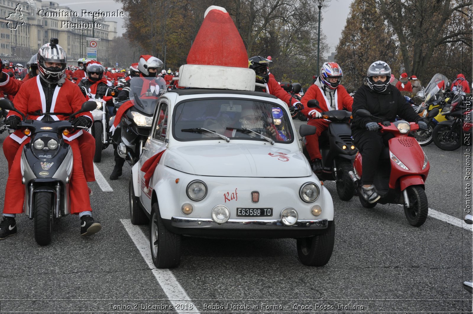 Torino 2 Dicembre 2018 - Babbo Natale in Forma - Croce Rossa Italiana- Comitato Regionale del Piemonte