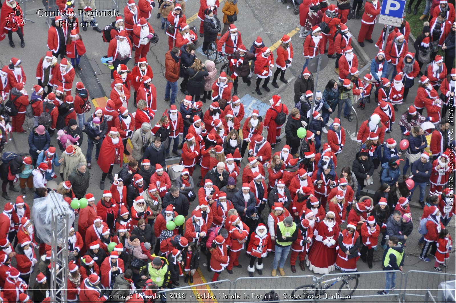 Torino 2 Dicembre 2018 - Babbo Natale in Forma - Croce Rossa Italiana- Comitato Regionale del Piemonte