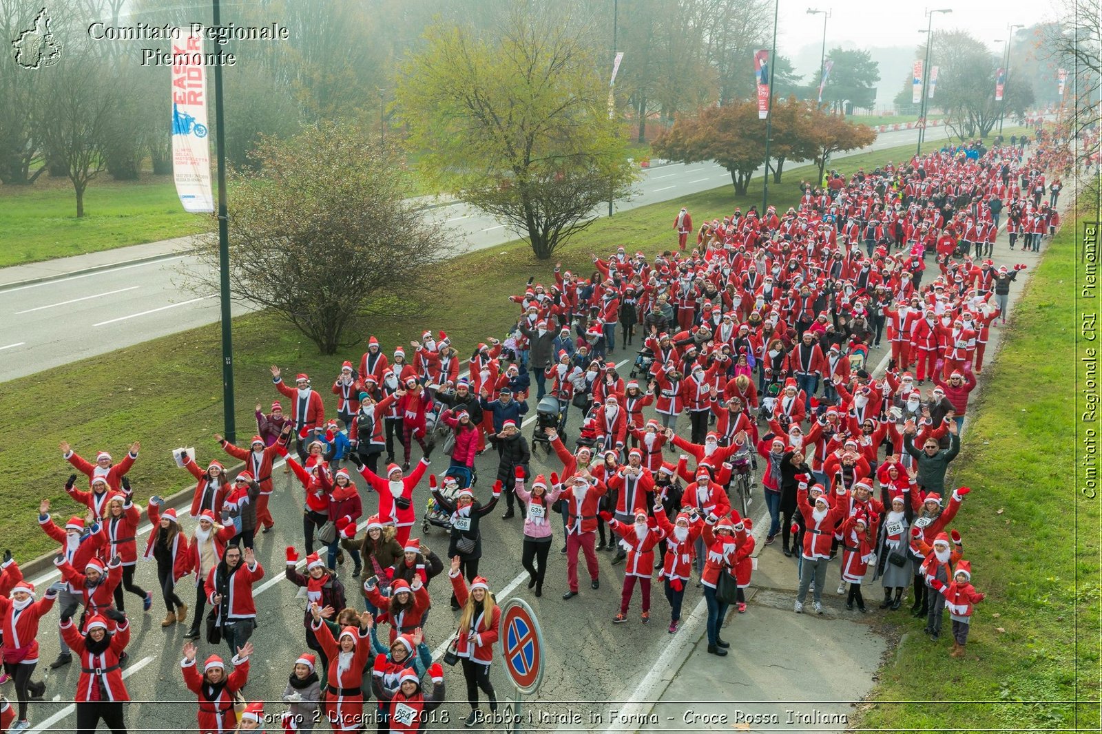 Torino 2 Dicembre 2018 - Babbo Natale in Forma - Croce Rossa Italiana- Comitato Regionale del Piemonte