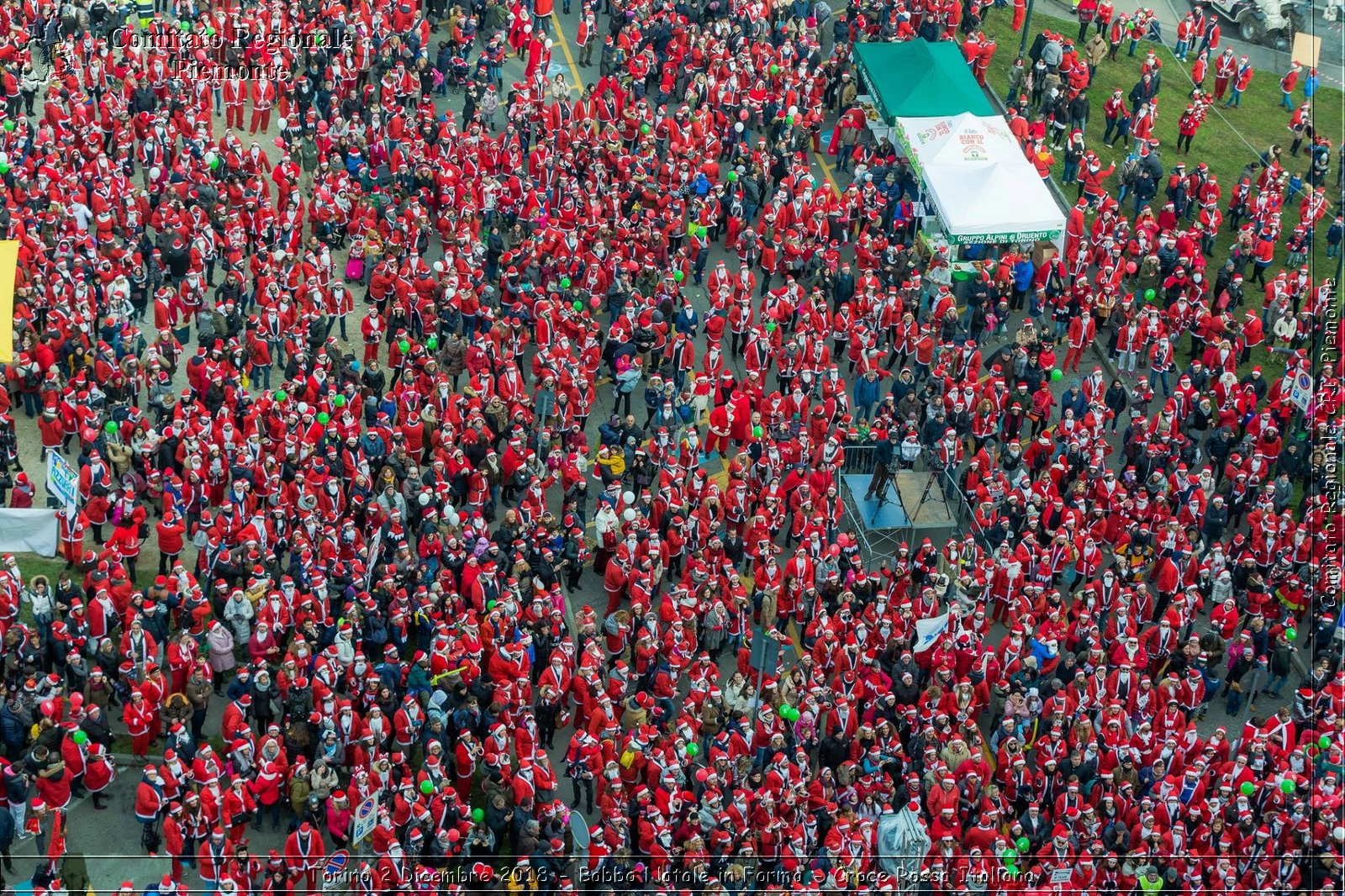 Torino 2 Dicembre 2018 - Babbo Natale in Forma - Croce Rossa Italiana- Comitato Regionale del Piemonte