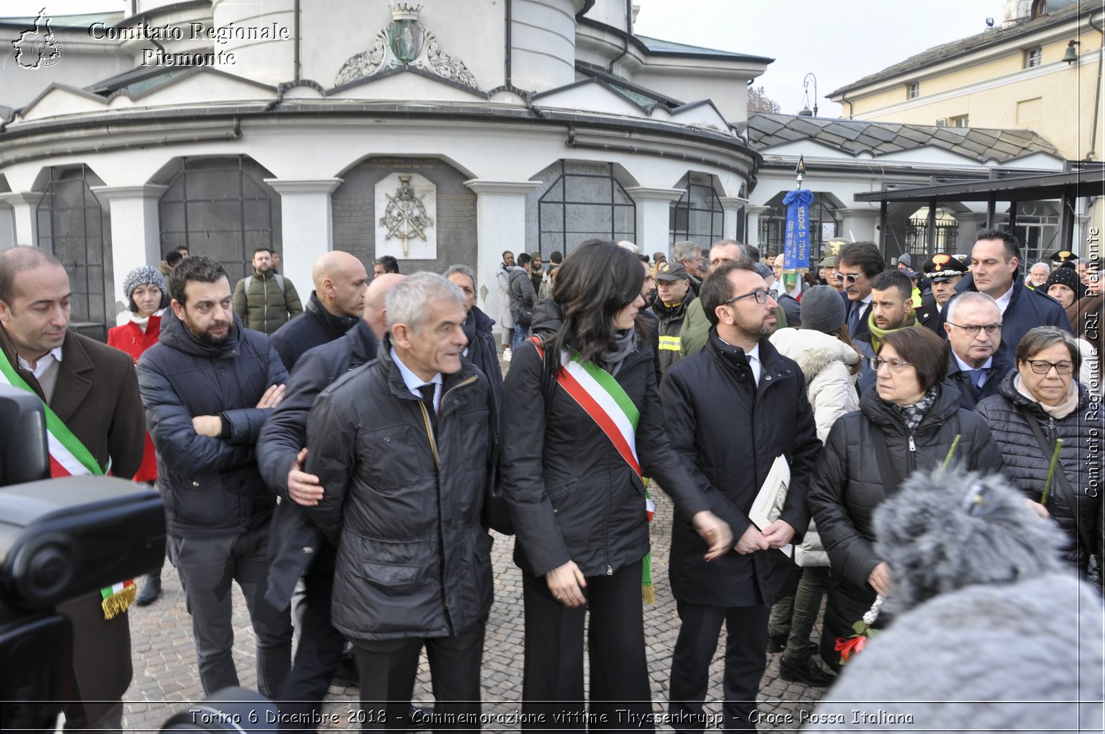 Torino 6 Dicembre 2018 - Commemorazione vittime Thyssenkrupp - Croce Rossa Italiana- Comitato Regionale del Piemonte